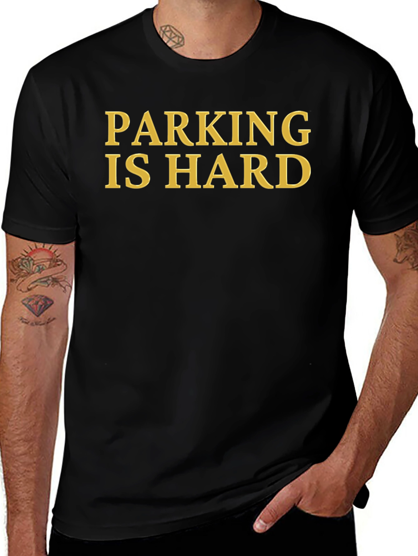 Parking is Hard T-Shirt - Funny Slogan Tee
