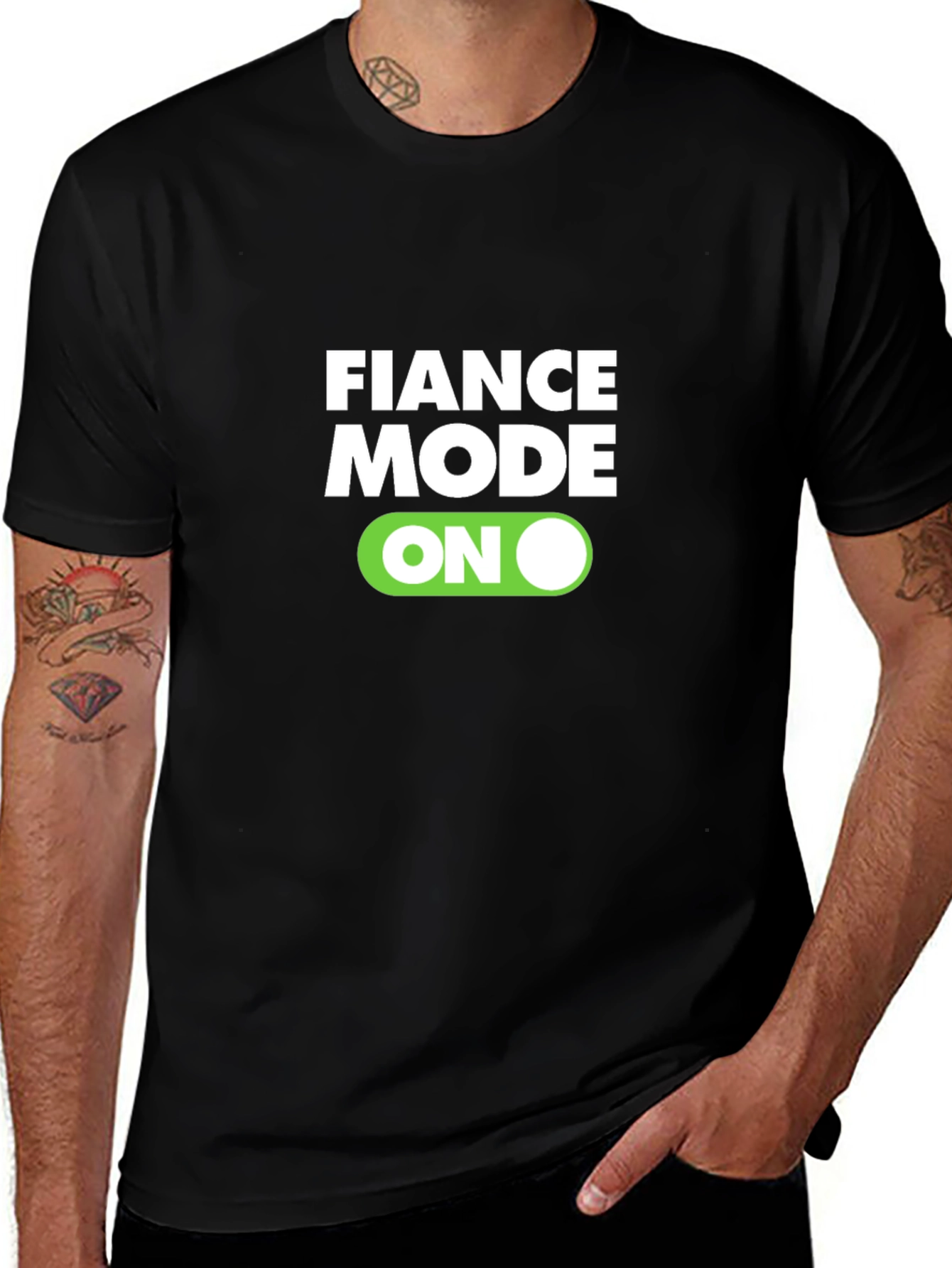 Fiance Mode On Graphic Tee - Funny Engagement Shirt