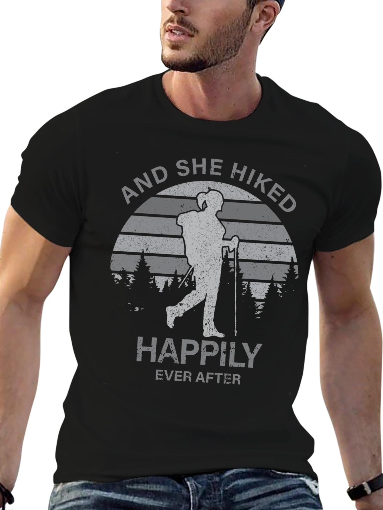 And She Hiked Happily Ever After T-Shirt