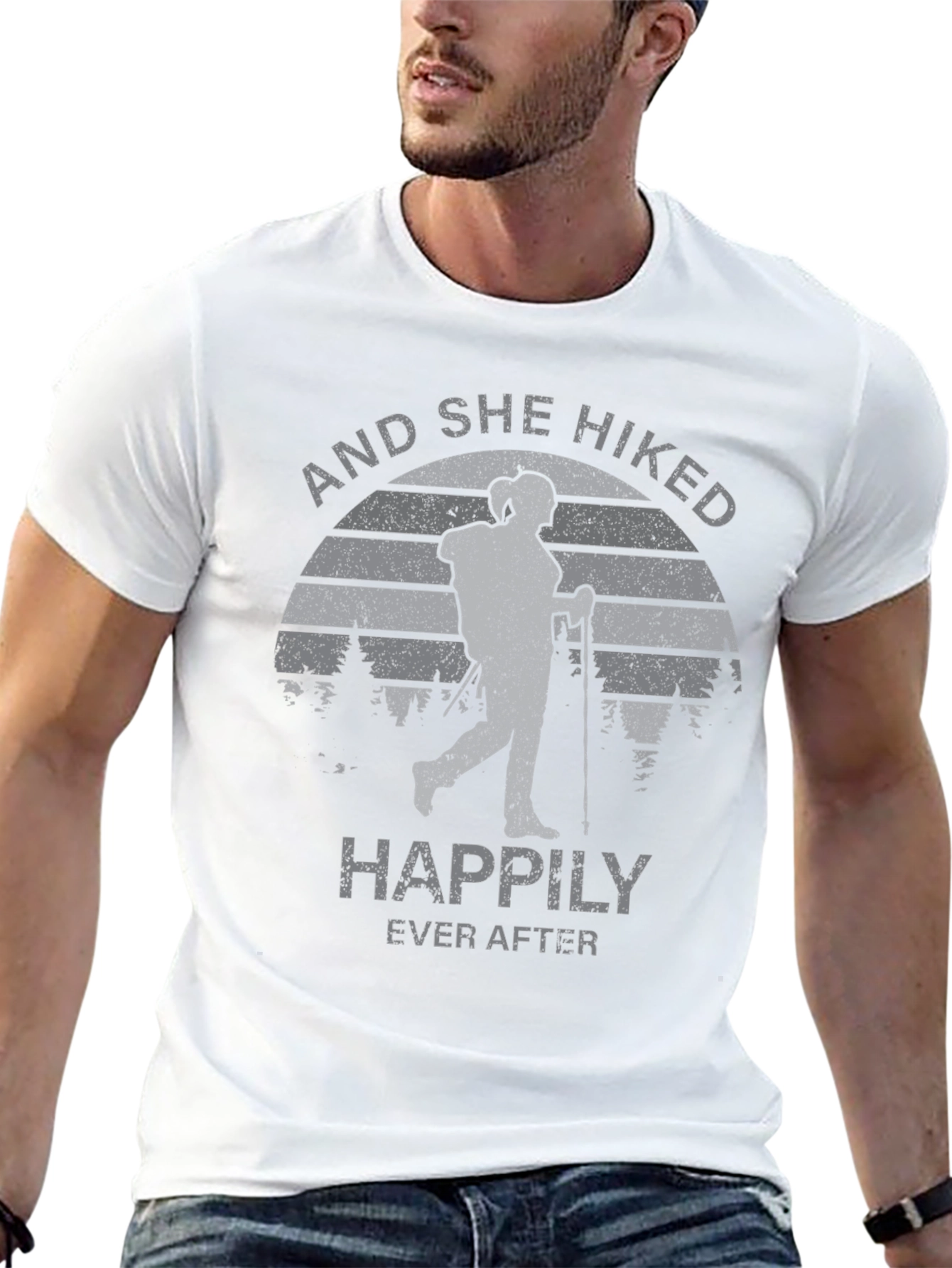 And She Hiked Happily Ever After T-Shirt