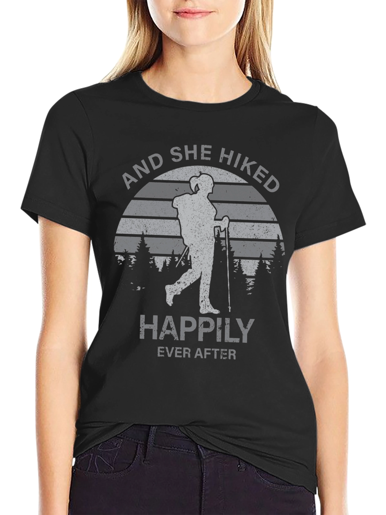 And She Hiked Happily Ever After T-Shirt