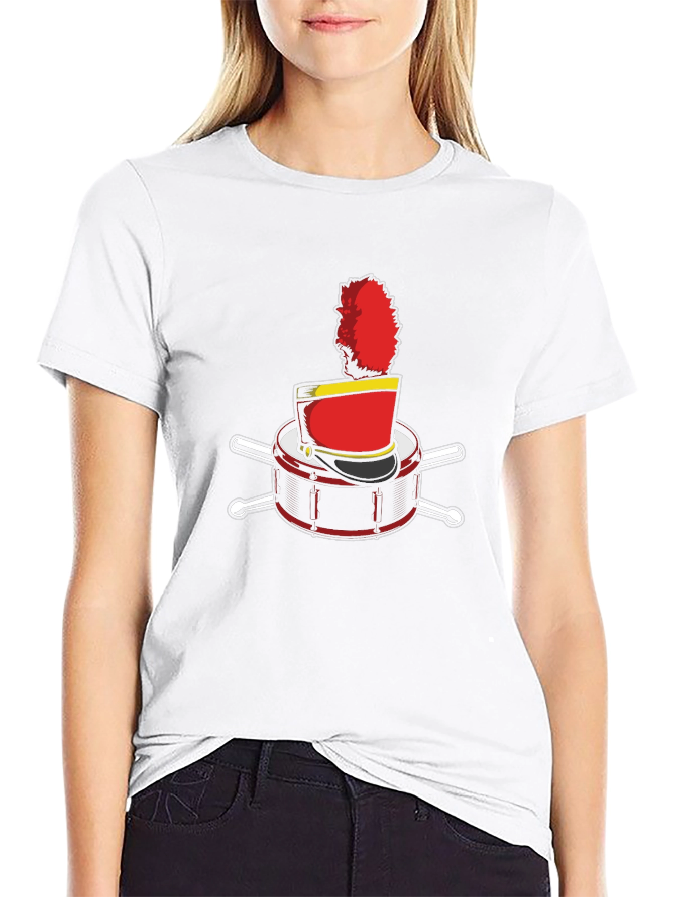 Band Drum & Hat Graphic Tee