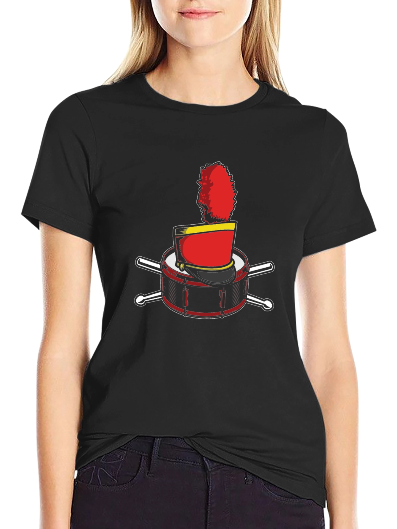 Band Drum & Hat Graphic Tee