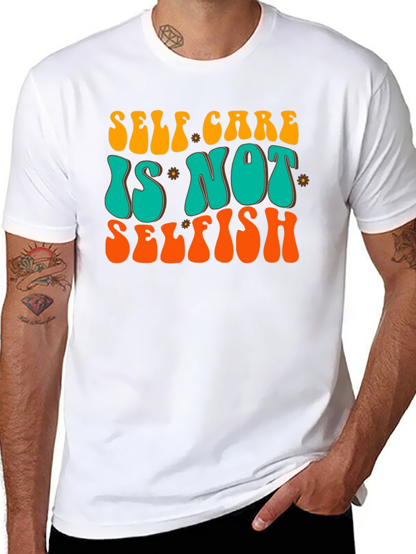 Self Care Is Not Selfish Graphic Tee