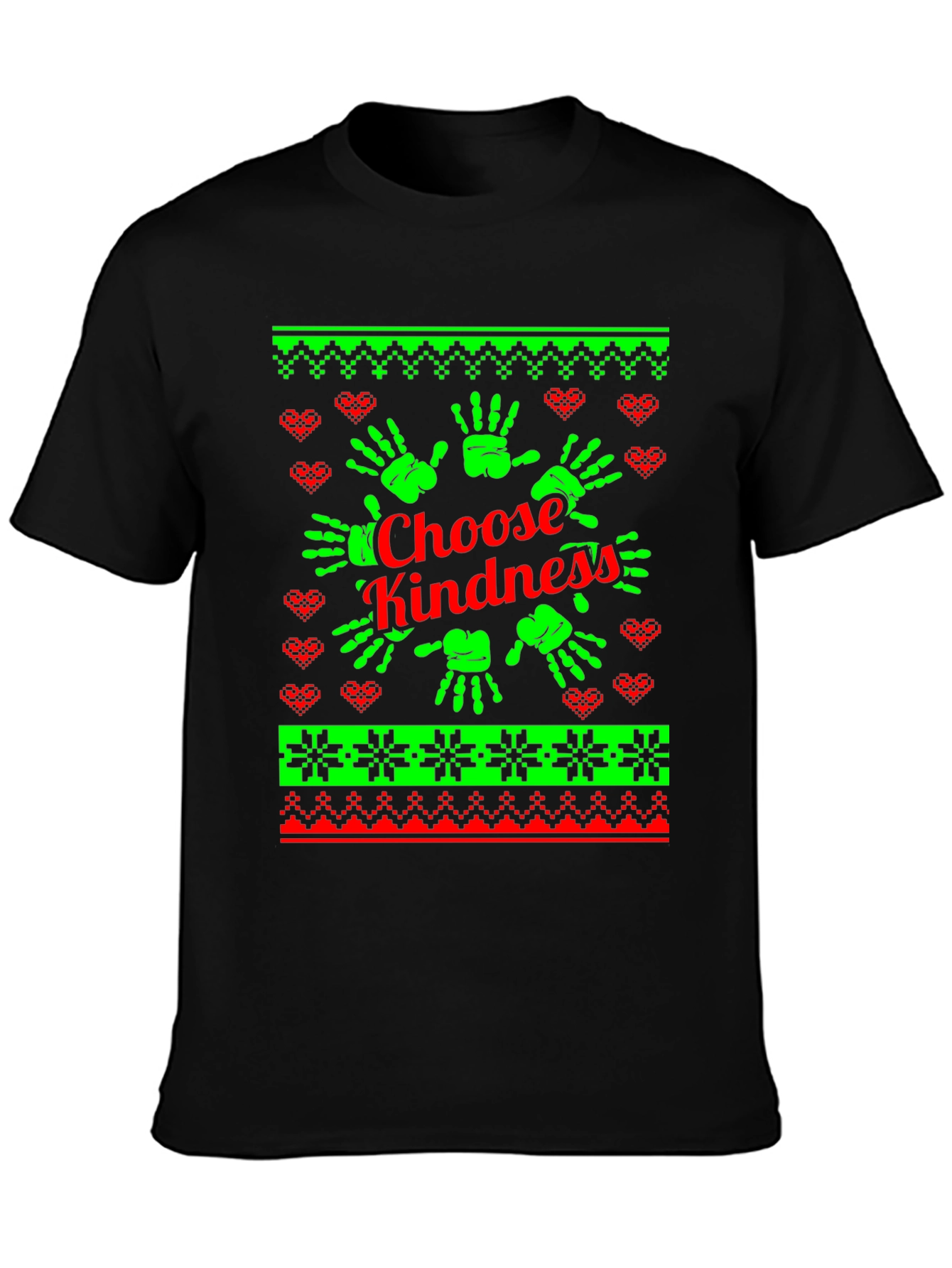 Choose Kindness Ugly Christmas Sweater T-Shirt
