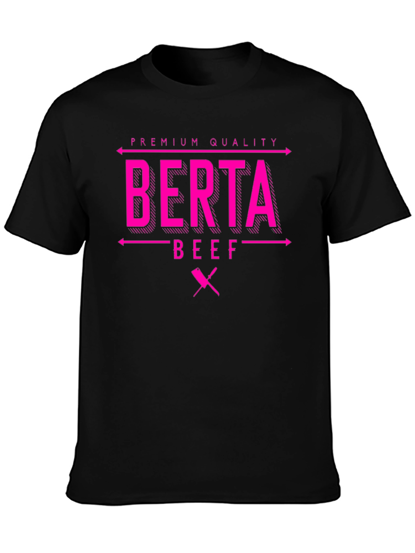 Berta Beef Premium Quality Black T-Shirt