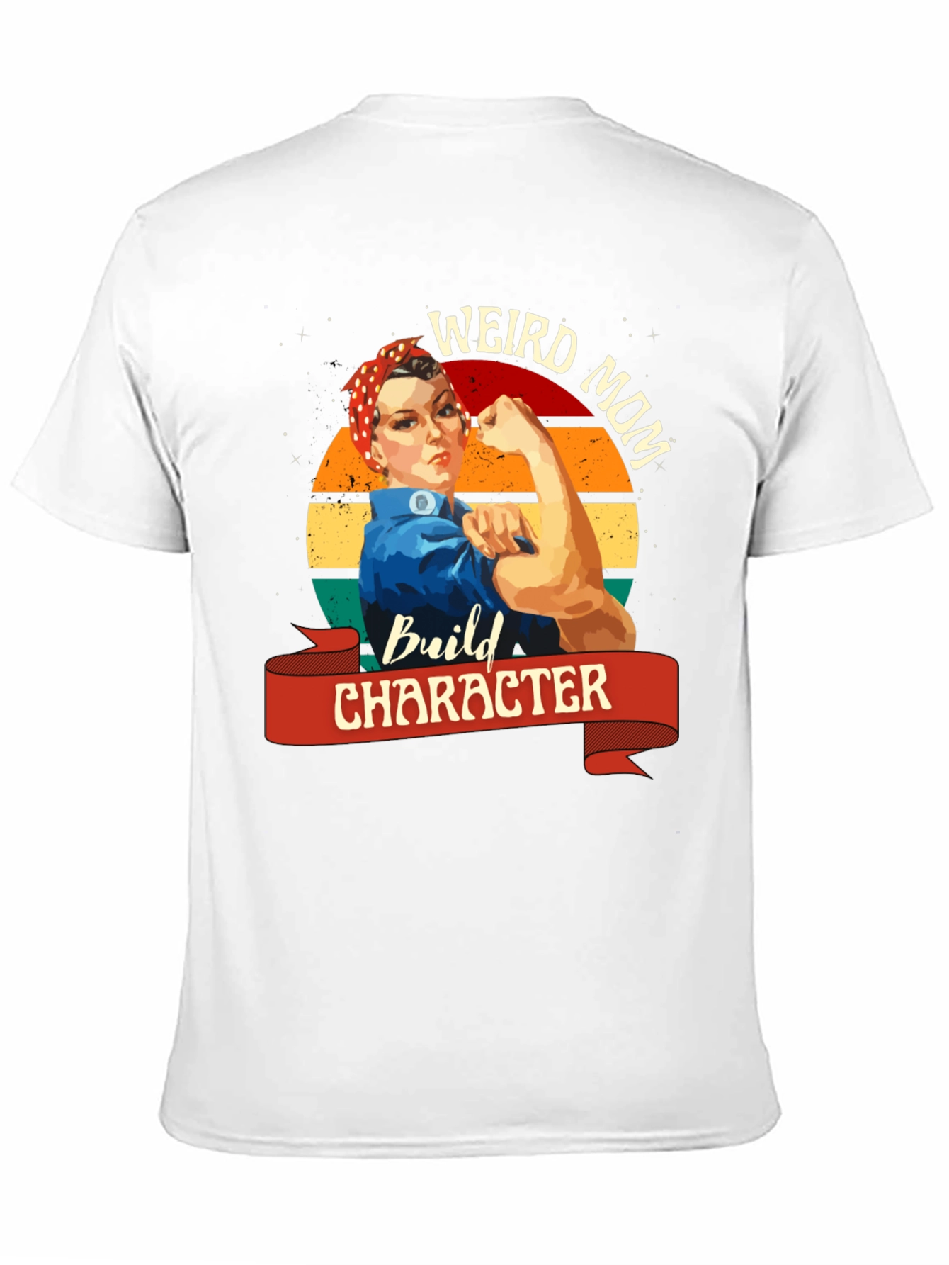 Weird Mom Build Character T-Shirt