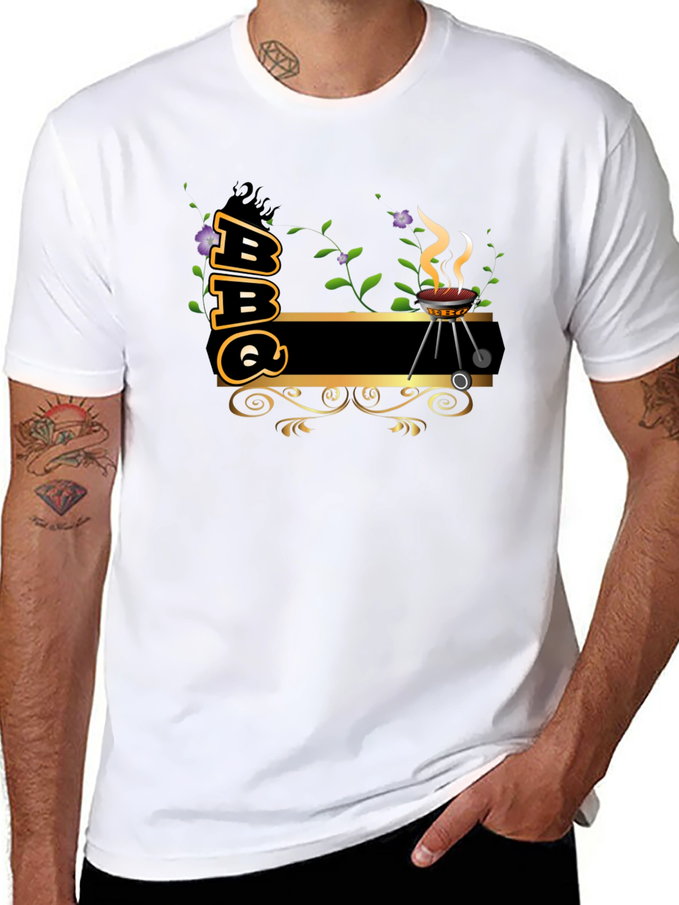BBQ Grill T-Shirt - Stylish Summer Cookout Tee
