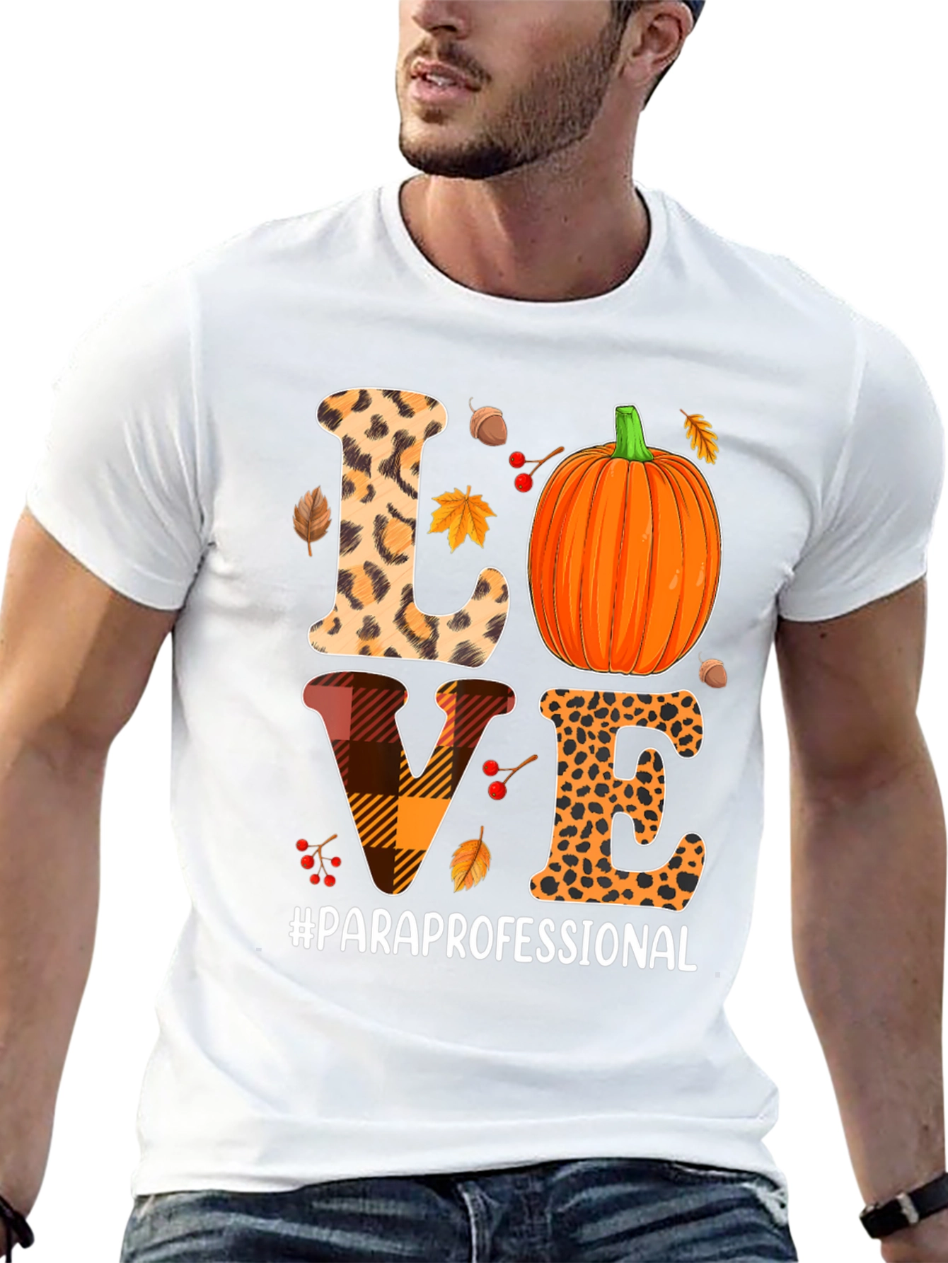Fall Paraprofessional Love T-Shirt