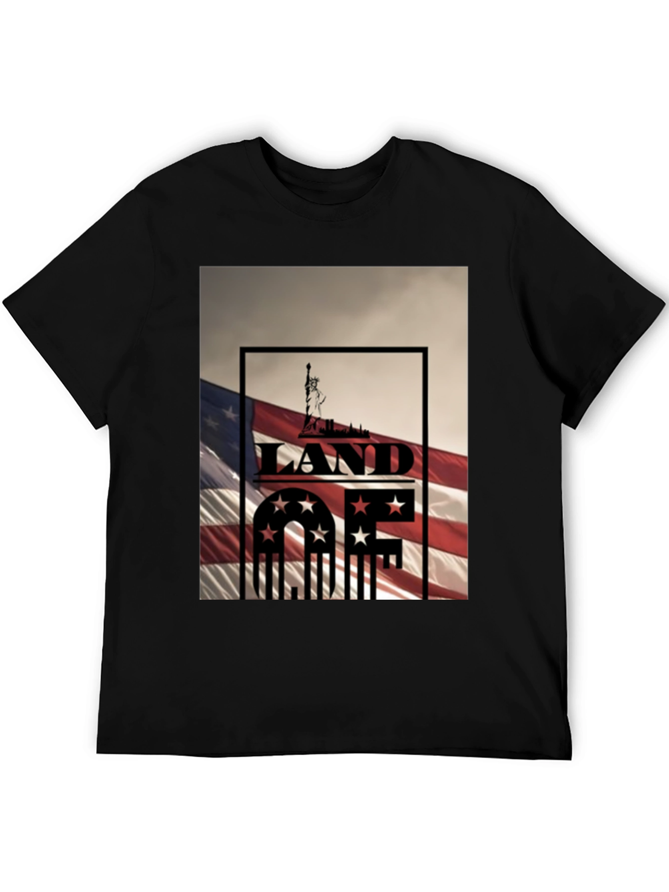 Land of the Free Patriotic Tee