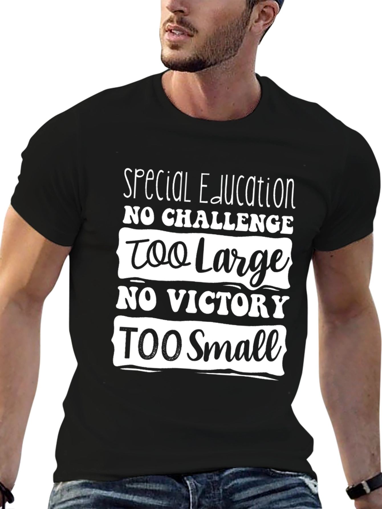 Special Education Tee - No Challenge Too Large