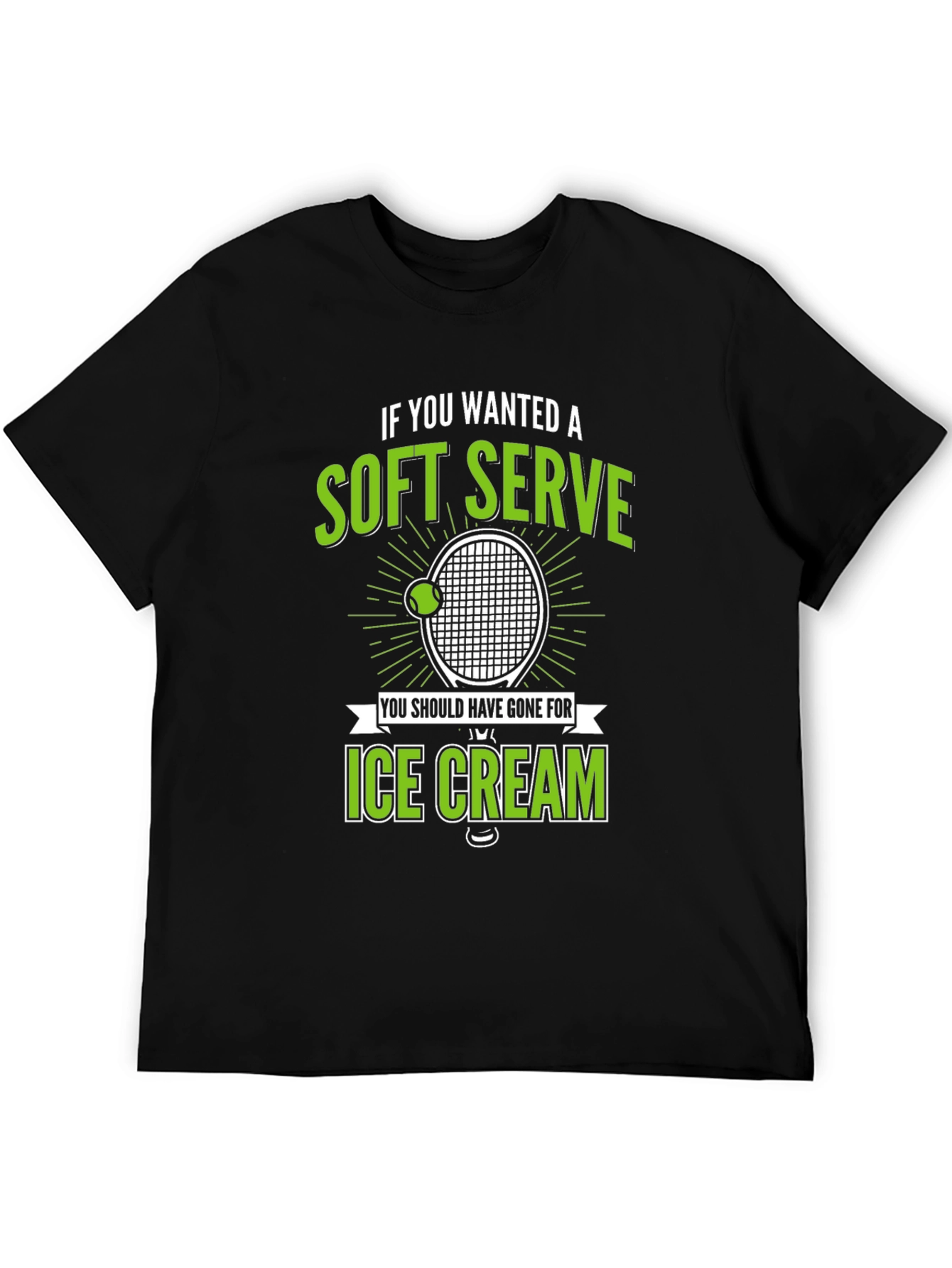 Soft Serve Tennis T-Shirt - Funny Tennis Player Gift
