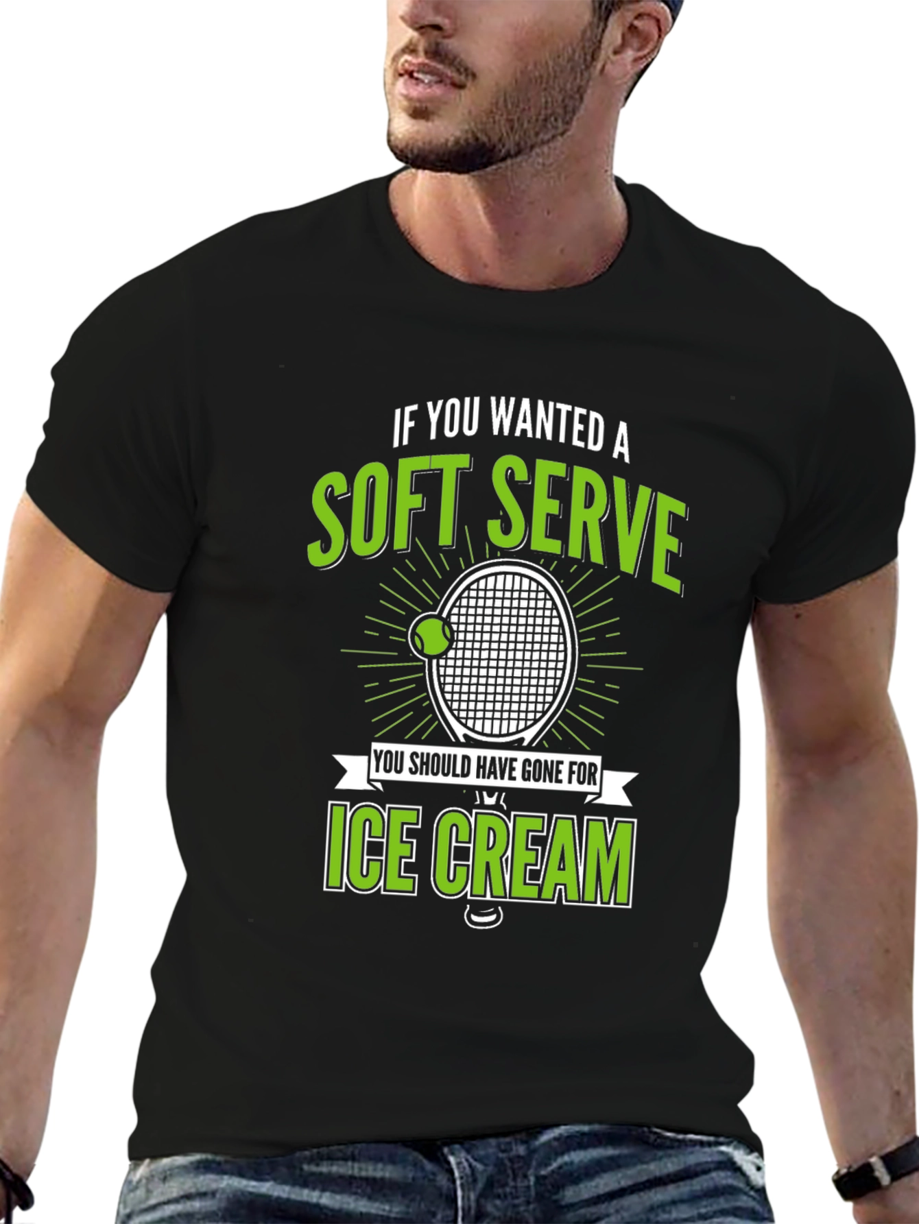 Soft Serve Tennis T-Shirt - Funny Tennis Player Gift