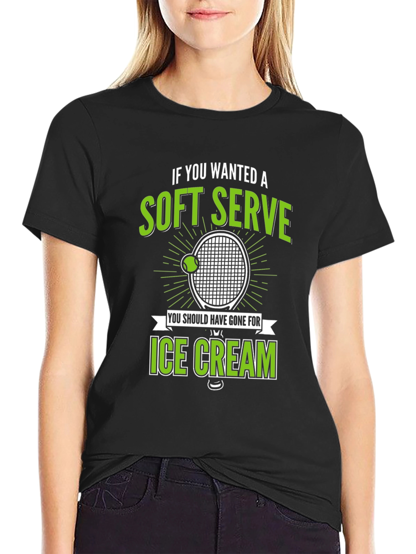 Soft Serve Tennis T-Shirt - Funny Tennis Player Gift