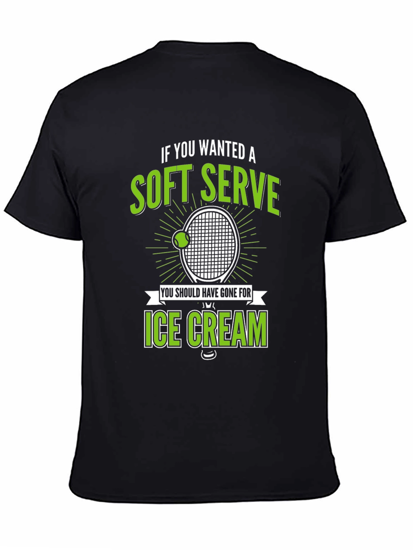 Soft Serve Tennis T-Shirt - Funny Tennis Player Gift