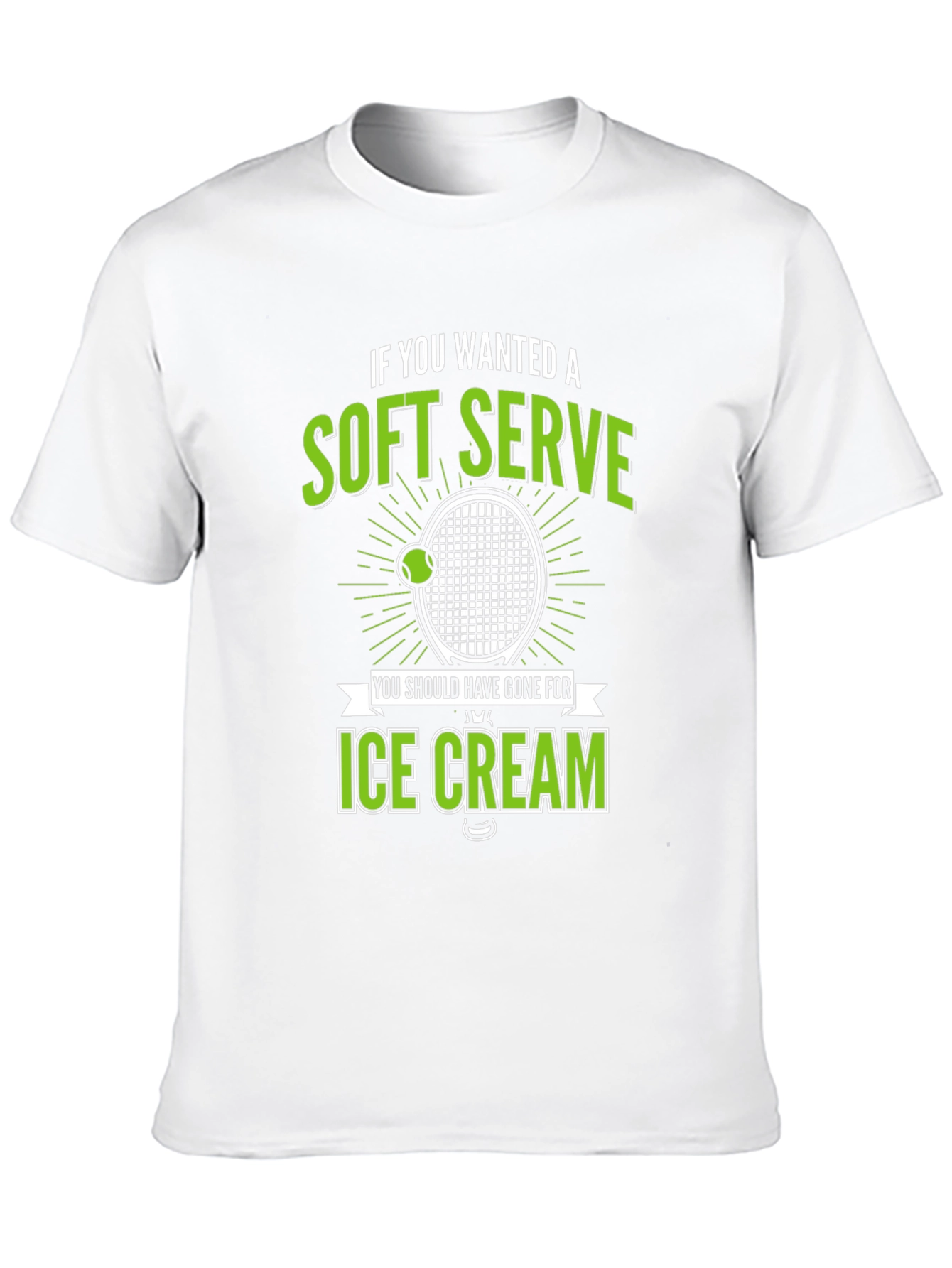 Soft Serve Tennis T-Shirt - Funny Tennis Player Gift