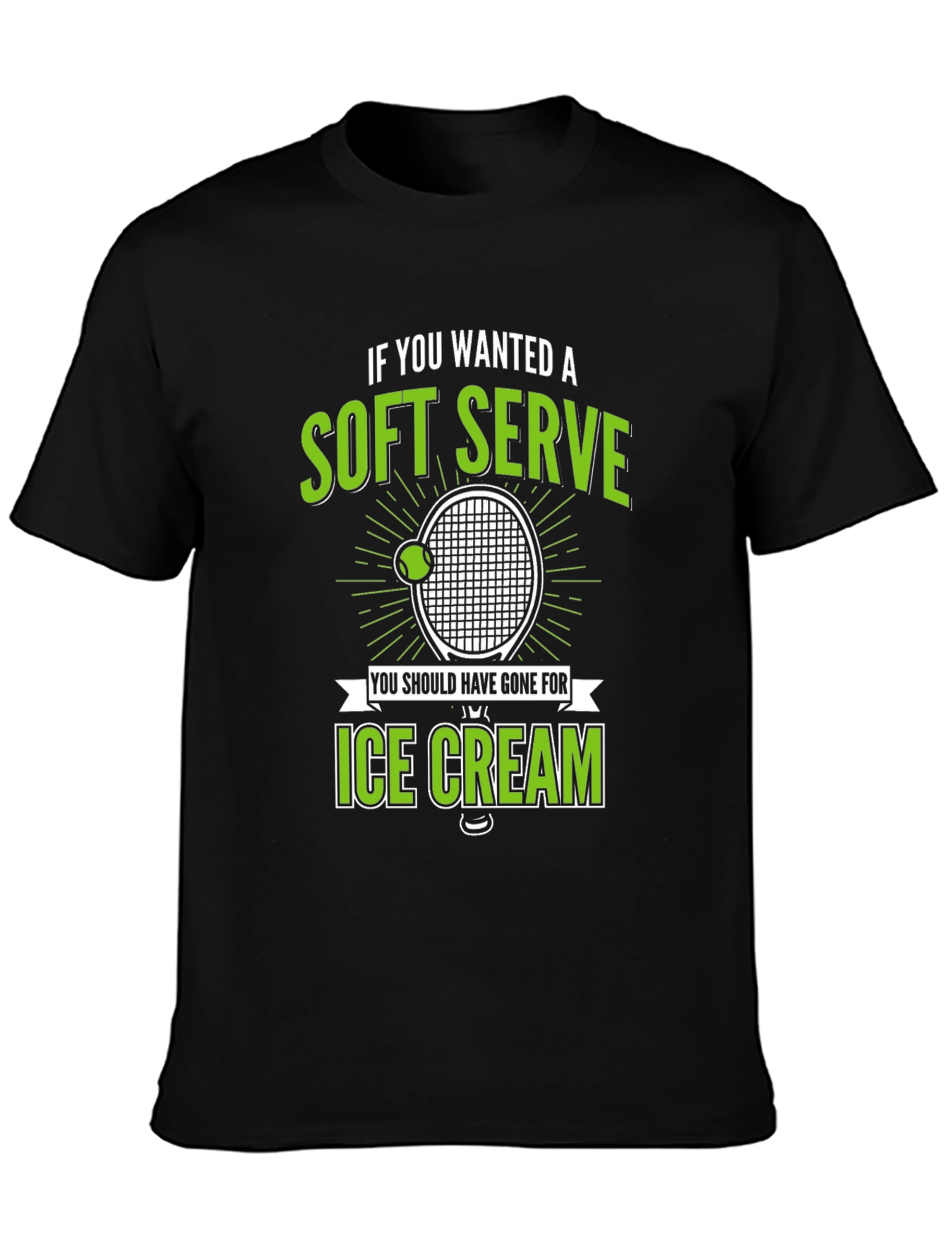 Soft Serve Tennis T-Shirt - Funny Tennis Player Gift