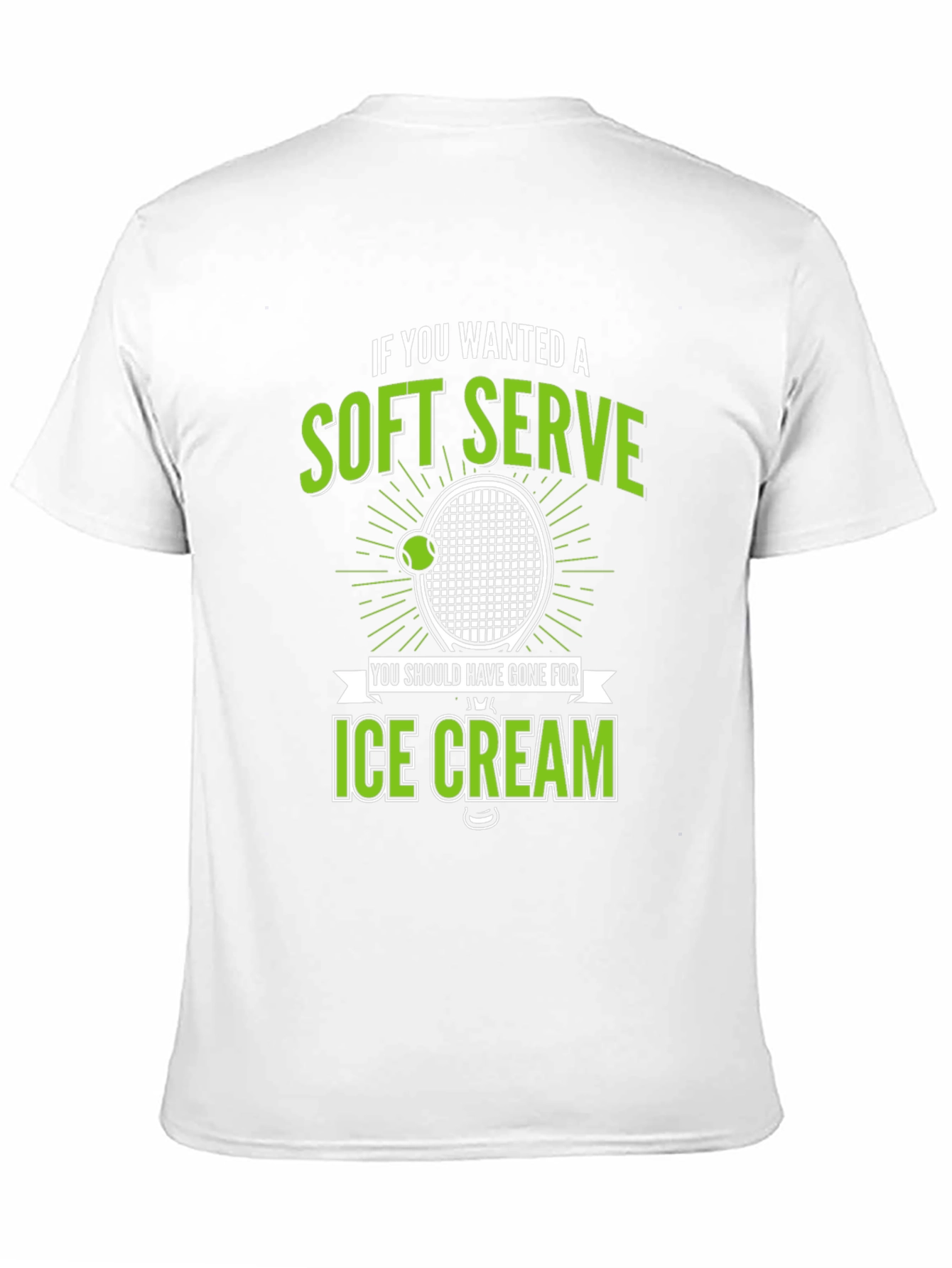 Soft Serve Tennis T-Shirt - Funny Tennis Player Gift