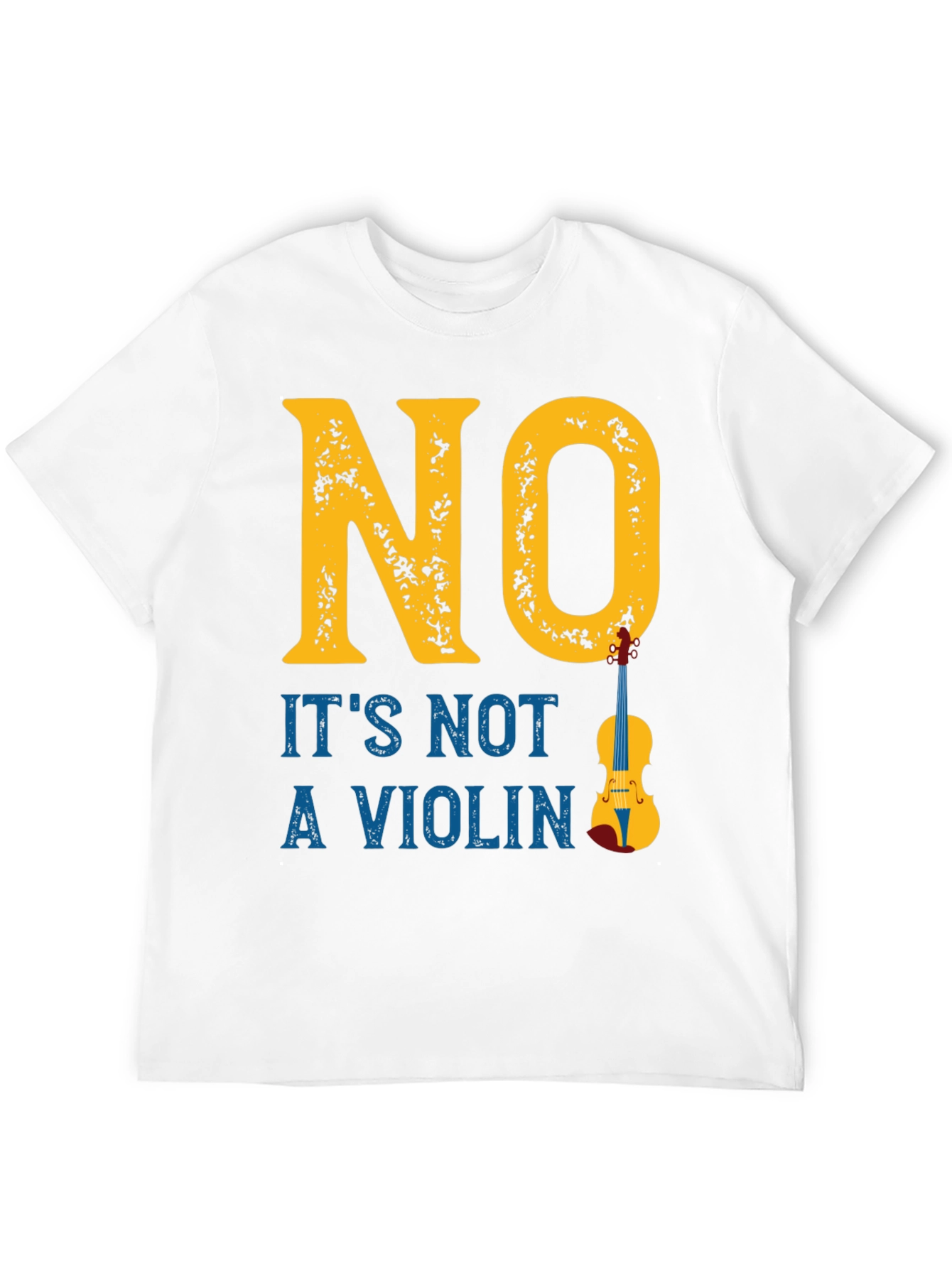 Funny Not a Violin T-Shirt Banjo Player Tee