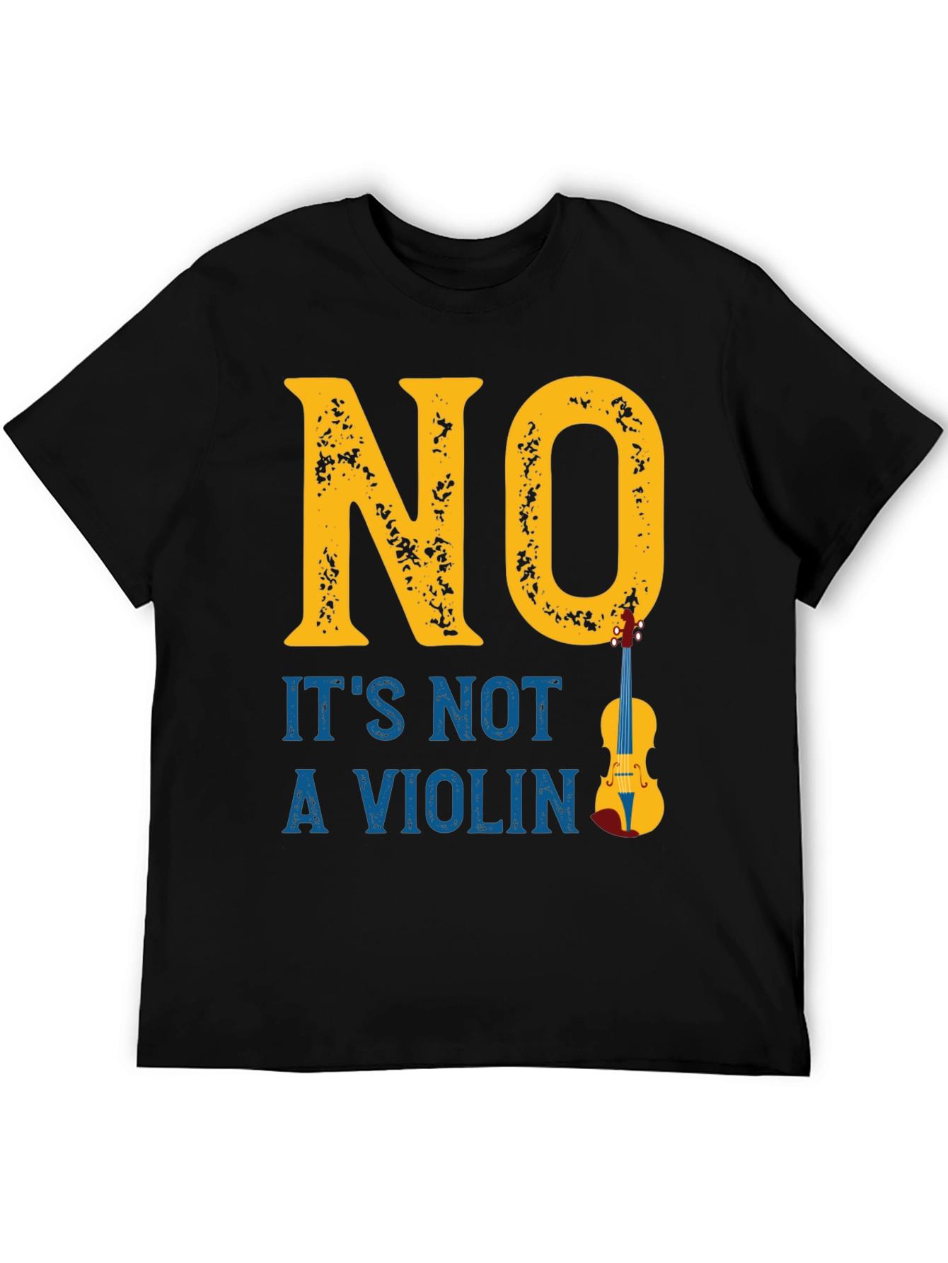 Funny Not a Violin T-Shirt Banjo Player Tee