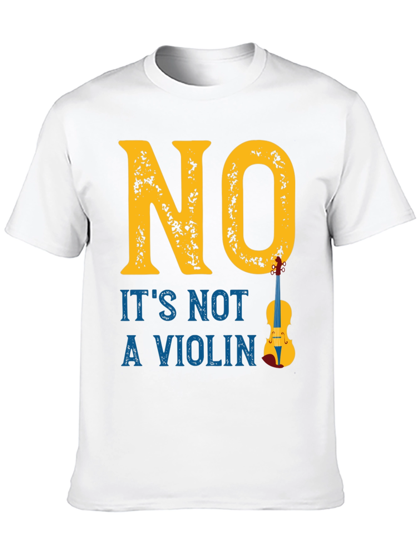 Funny Not a Violin T-Shirt Banjo Player Tee