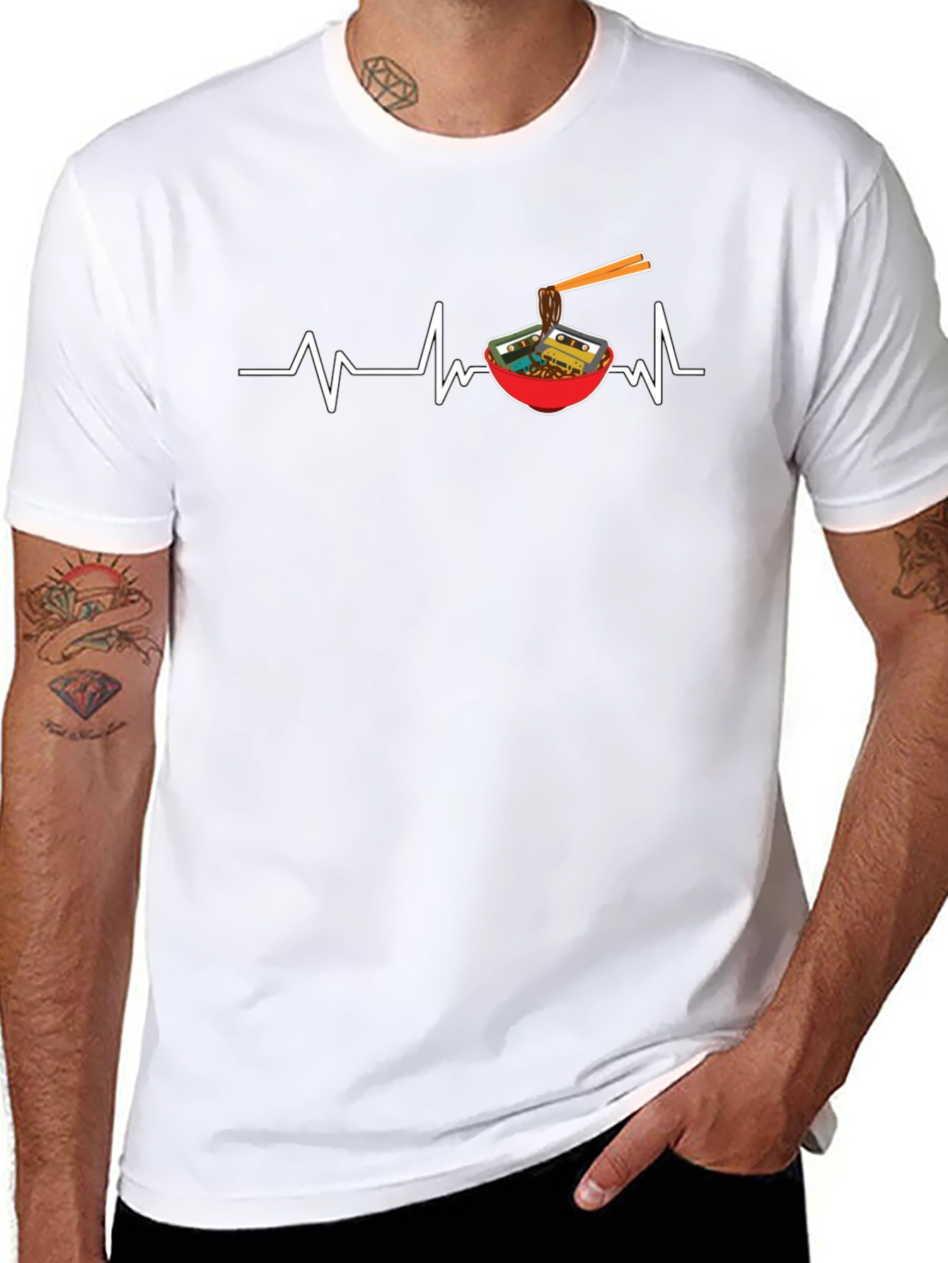 Ramen Heartbeat T-Shirt