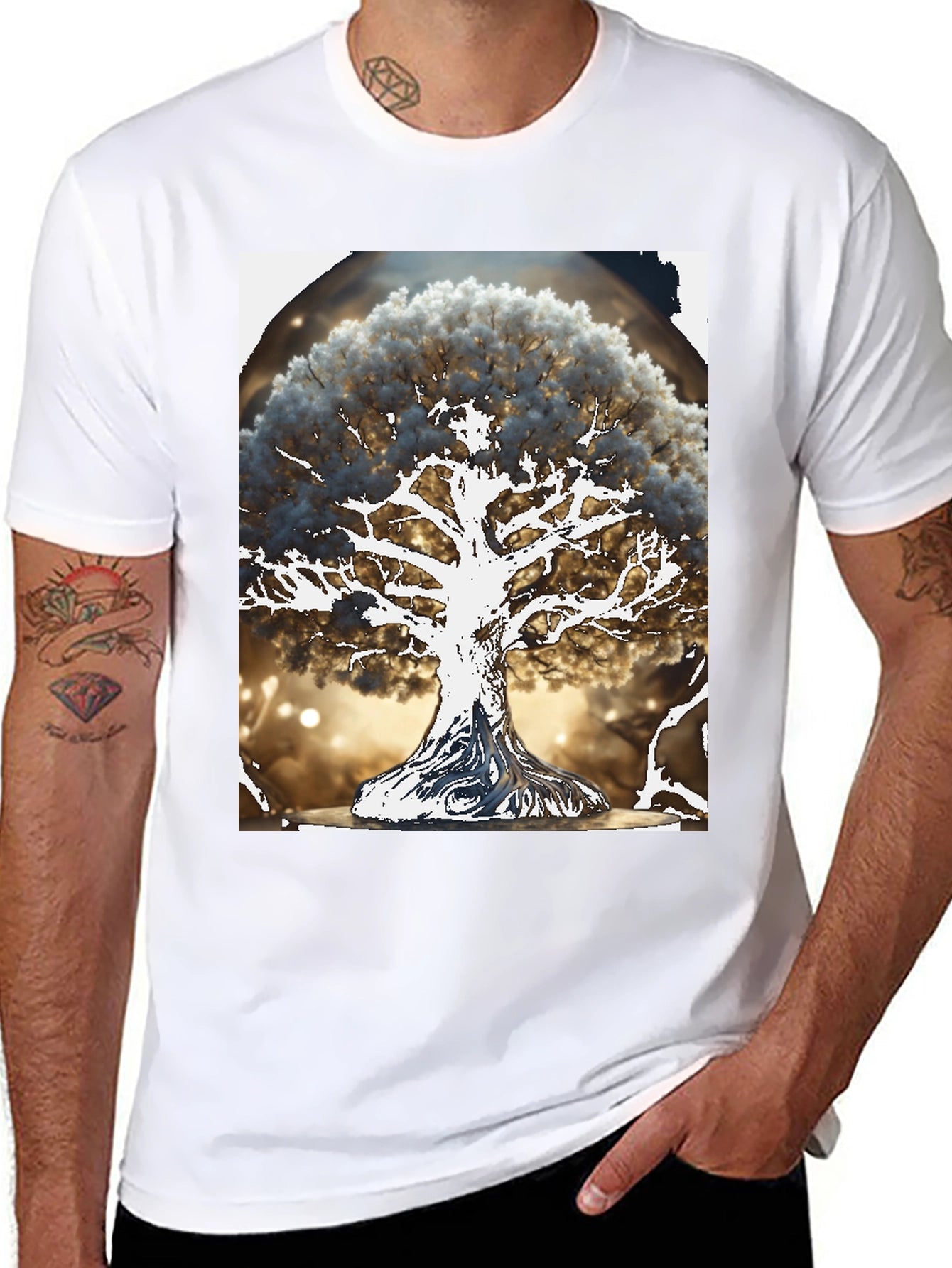 Tree of Life Graphic Tee - Unique Nature Design