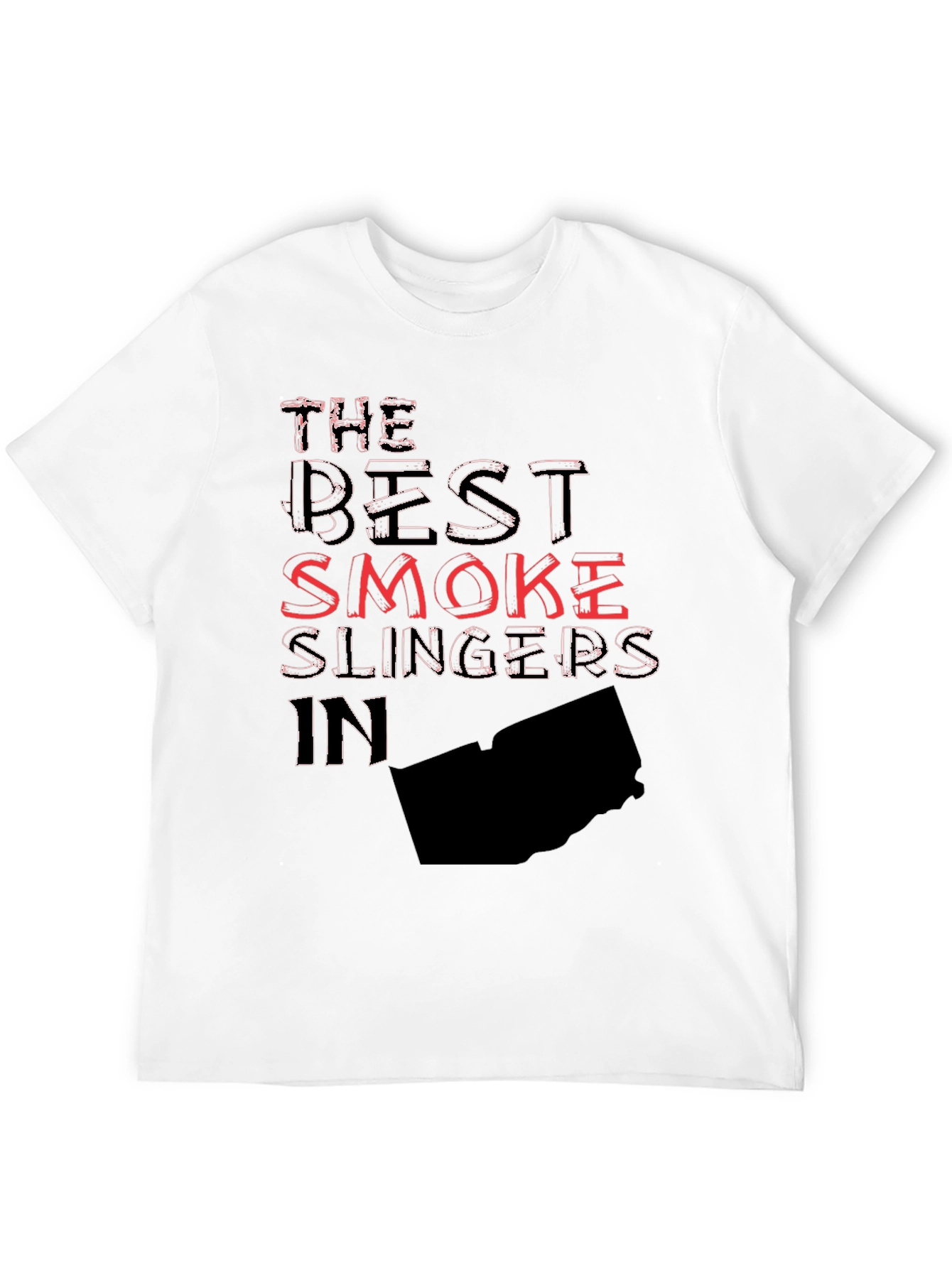 The Best Smoke Slingers Graphic Tee - Black