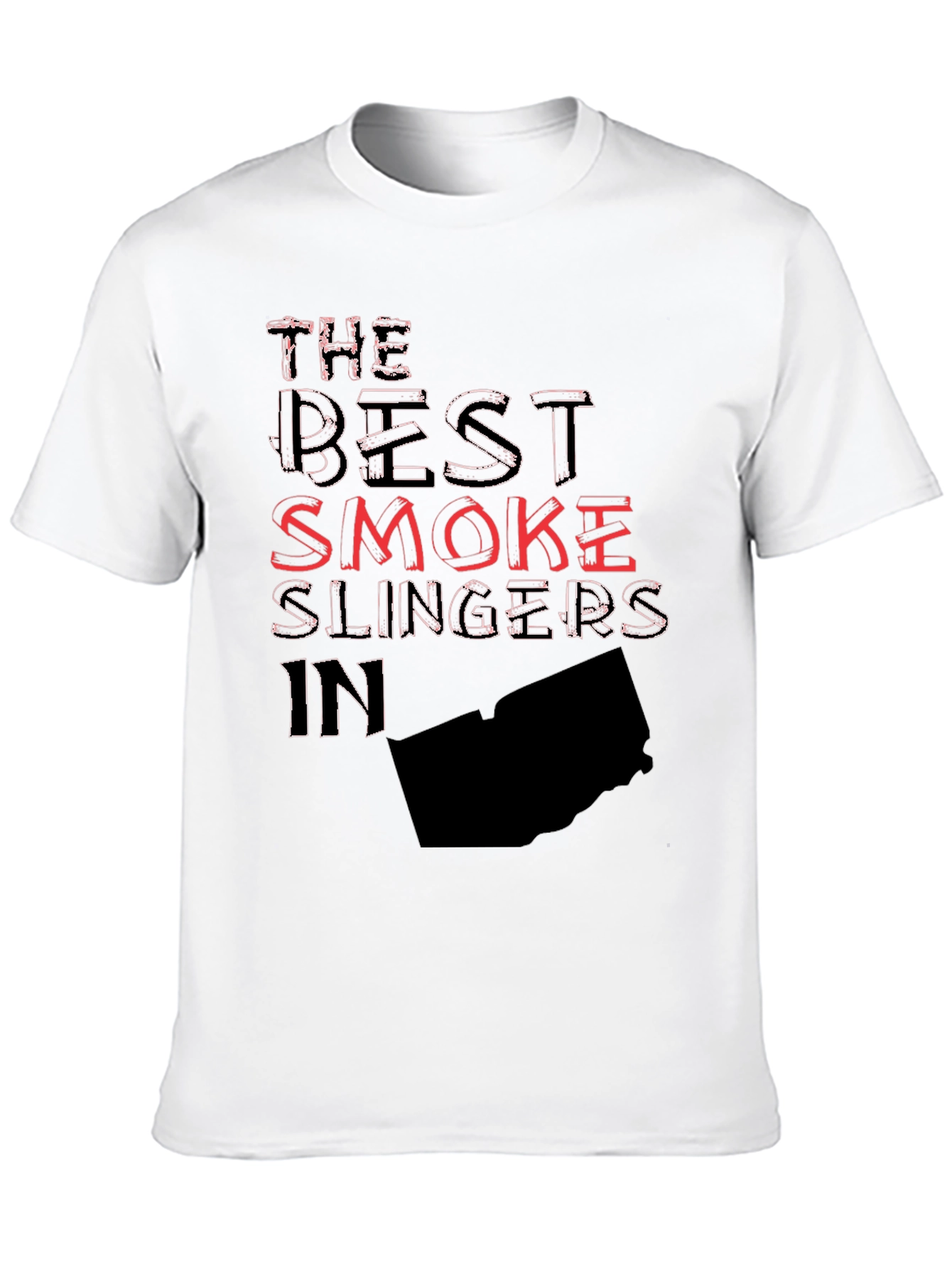 The Best Smoke Slingers Graphic Tee - Black