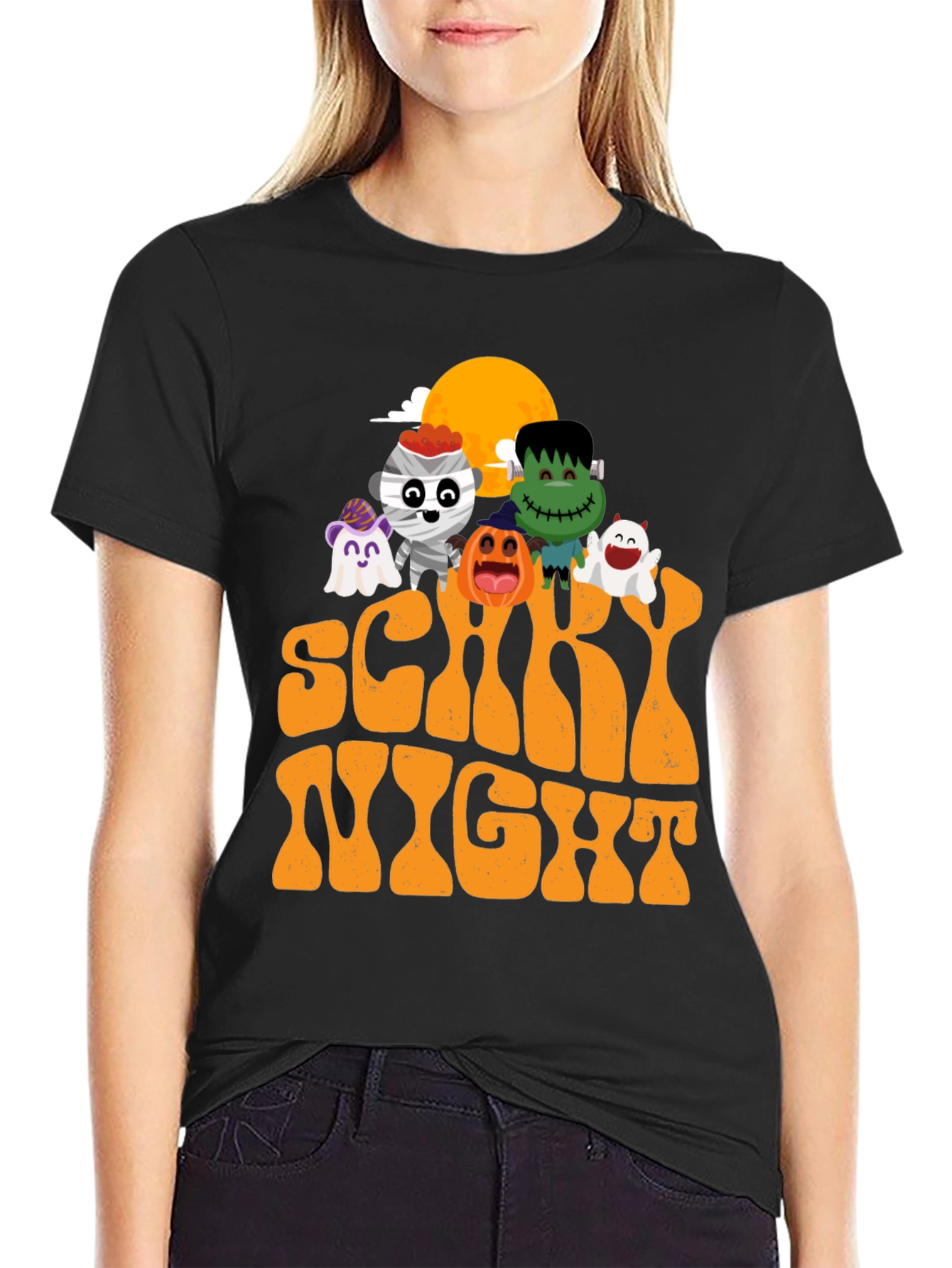 Scary Night Halloween T-Shirt