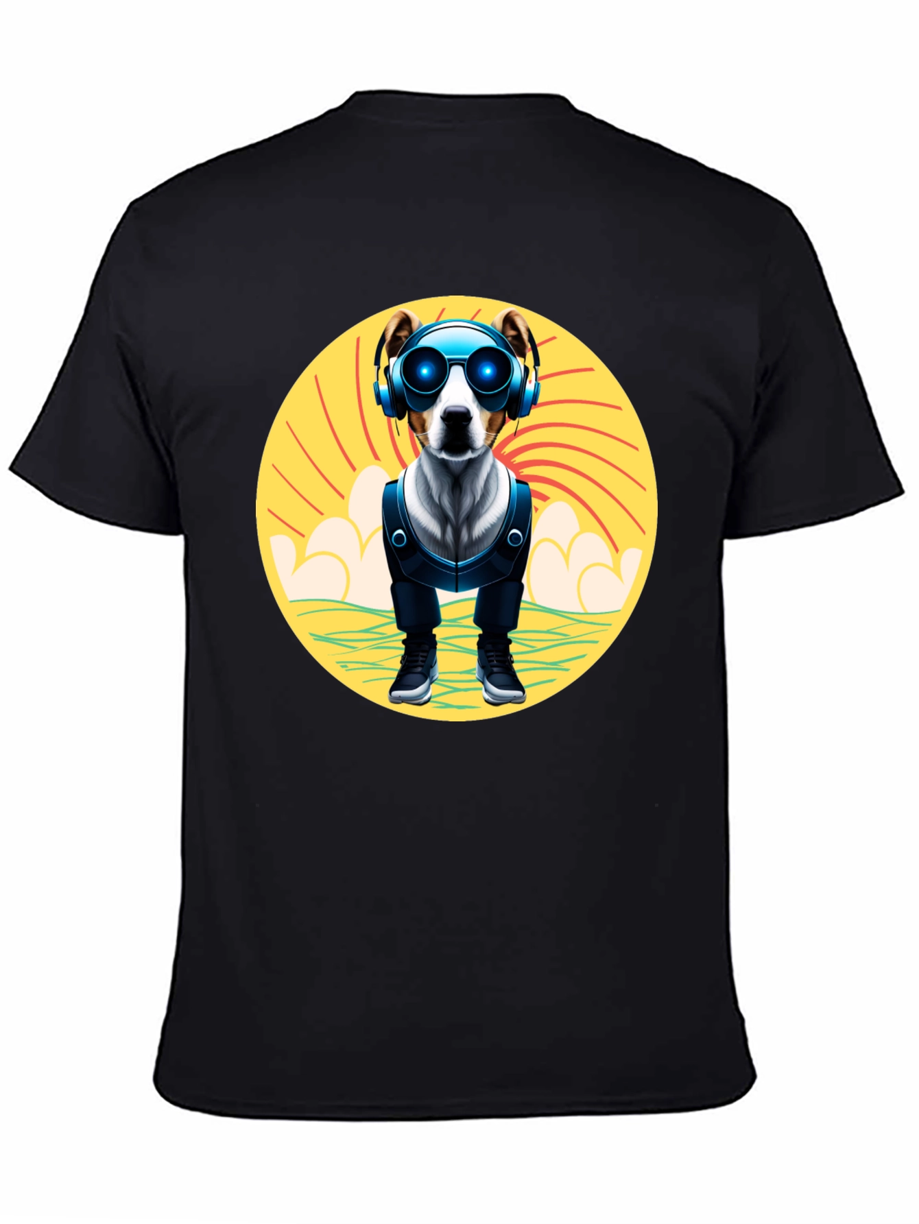 Dog DJ T-Shirt: Cool Pup with Headphones