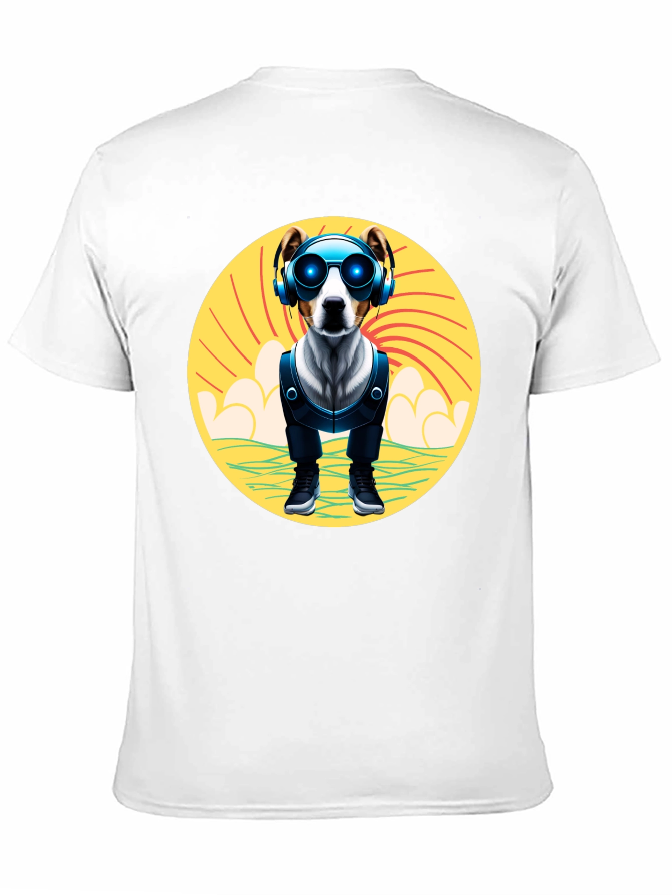 Dog DJ T-Shirt: Cool Pup with Headphones