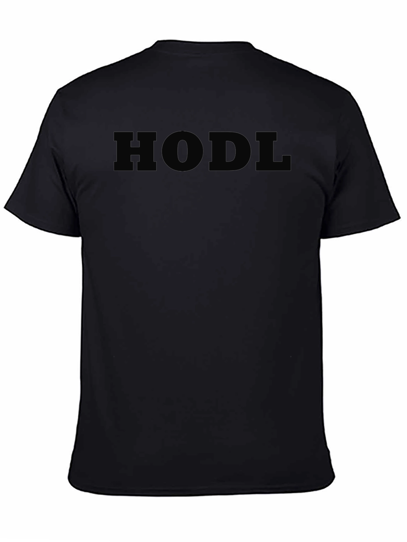 HODL Crypto T-Shirt - Black Cotton Tee