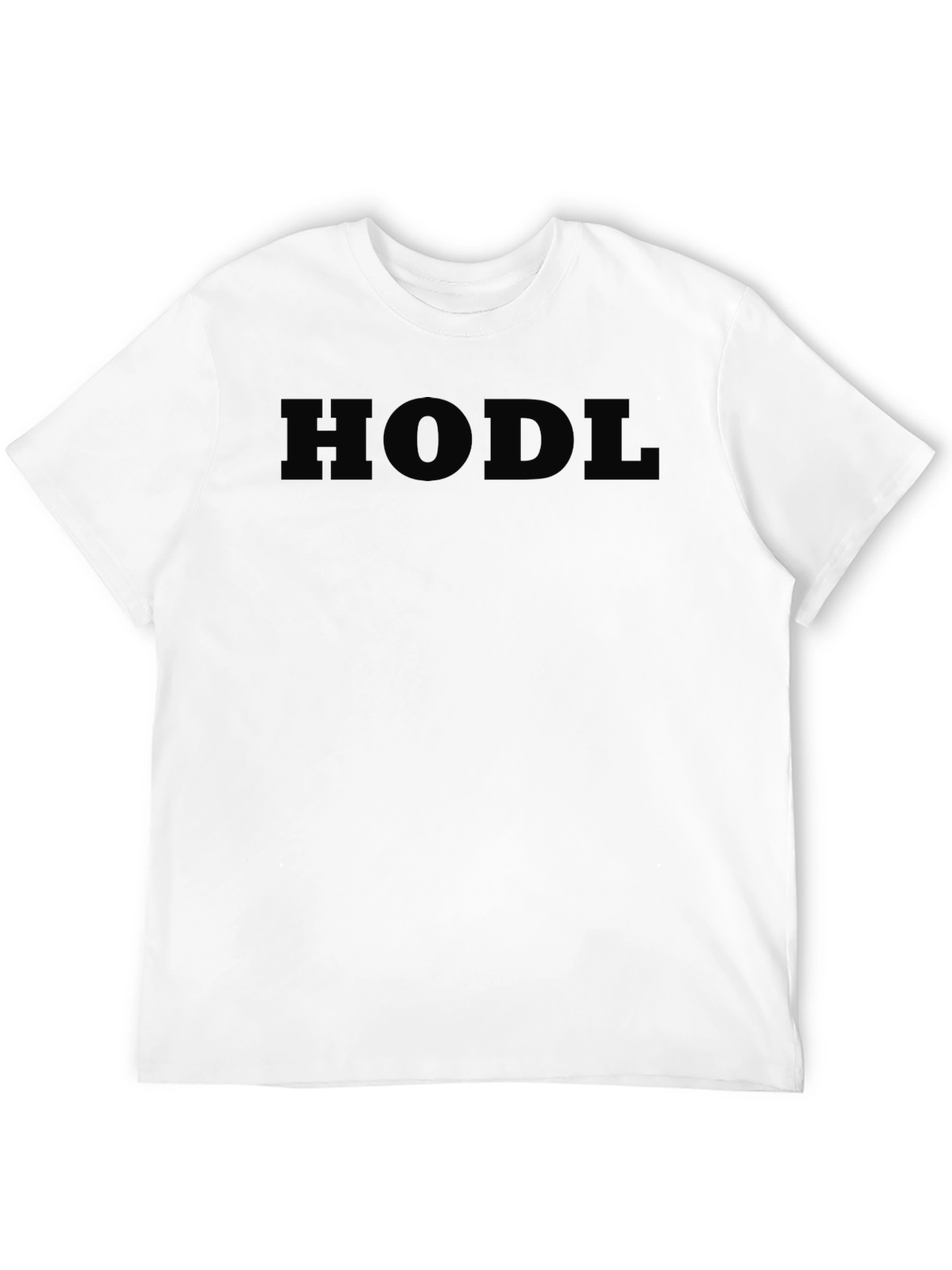 HODL Crypto T-Shirt - Black Cotton Tee