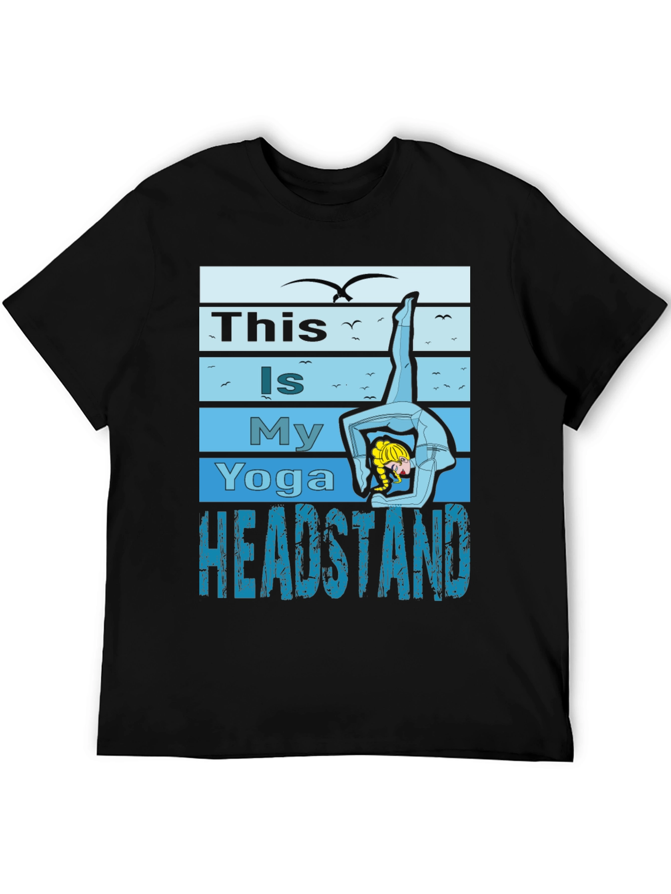 Yoga Headstand Graphic T-Shirt