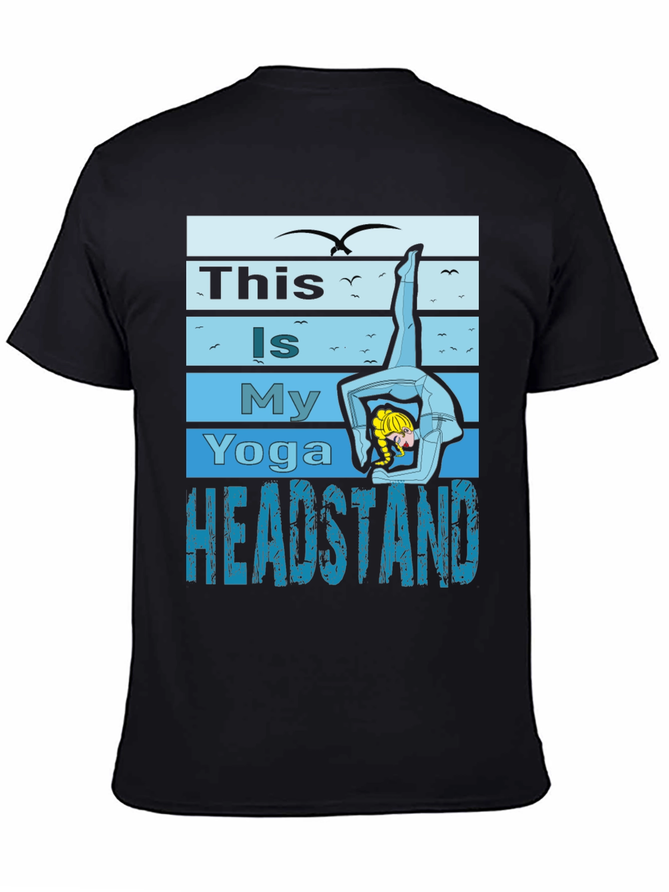 Yoga Headstand Graphic T-Shirt