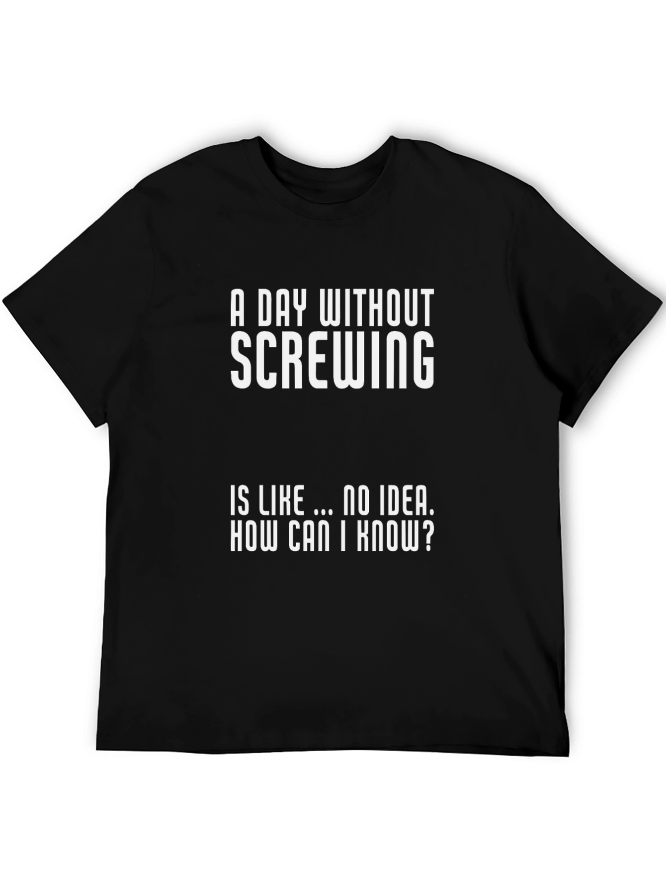 Funny A Day Without Screwing T-Shirt