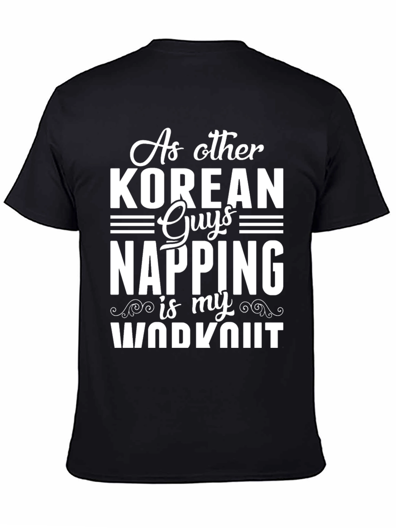Korean Guys Napping Workout T-Shirt