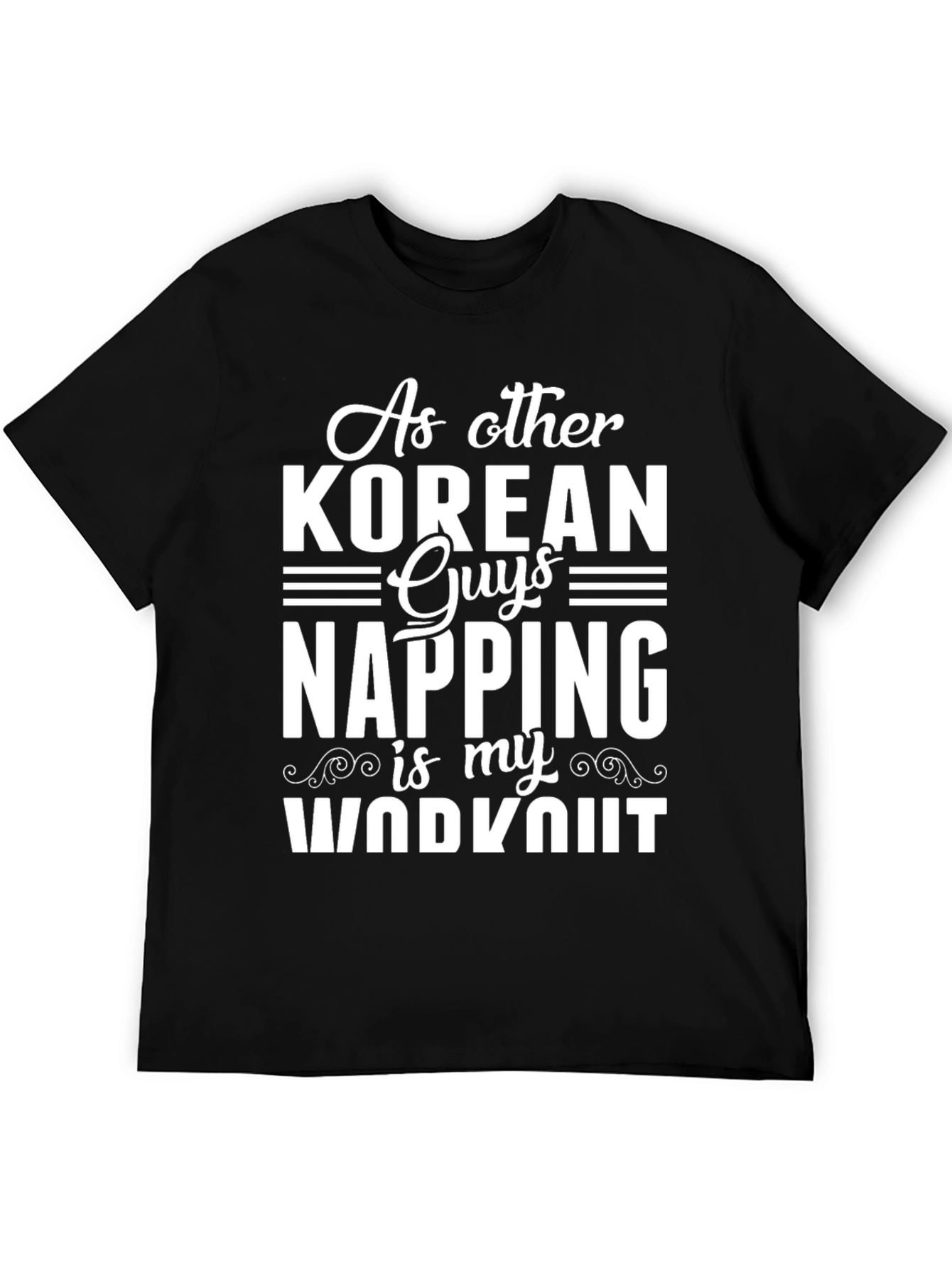 Korean Guys Napping Workout T-Shirt