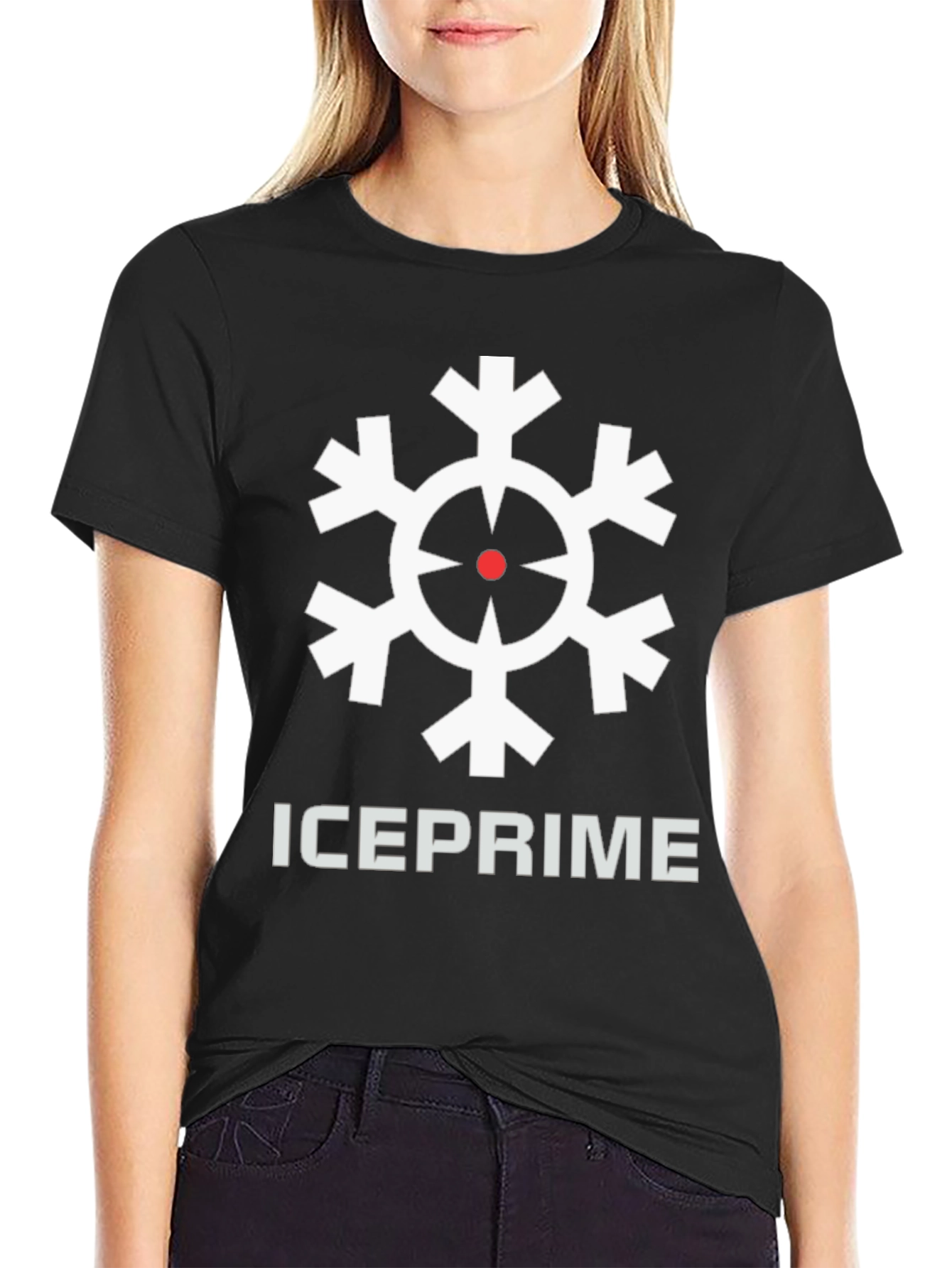 Iceprime Graphic Tee - Cool Snowflake Design
