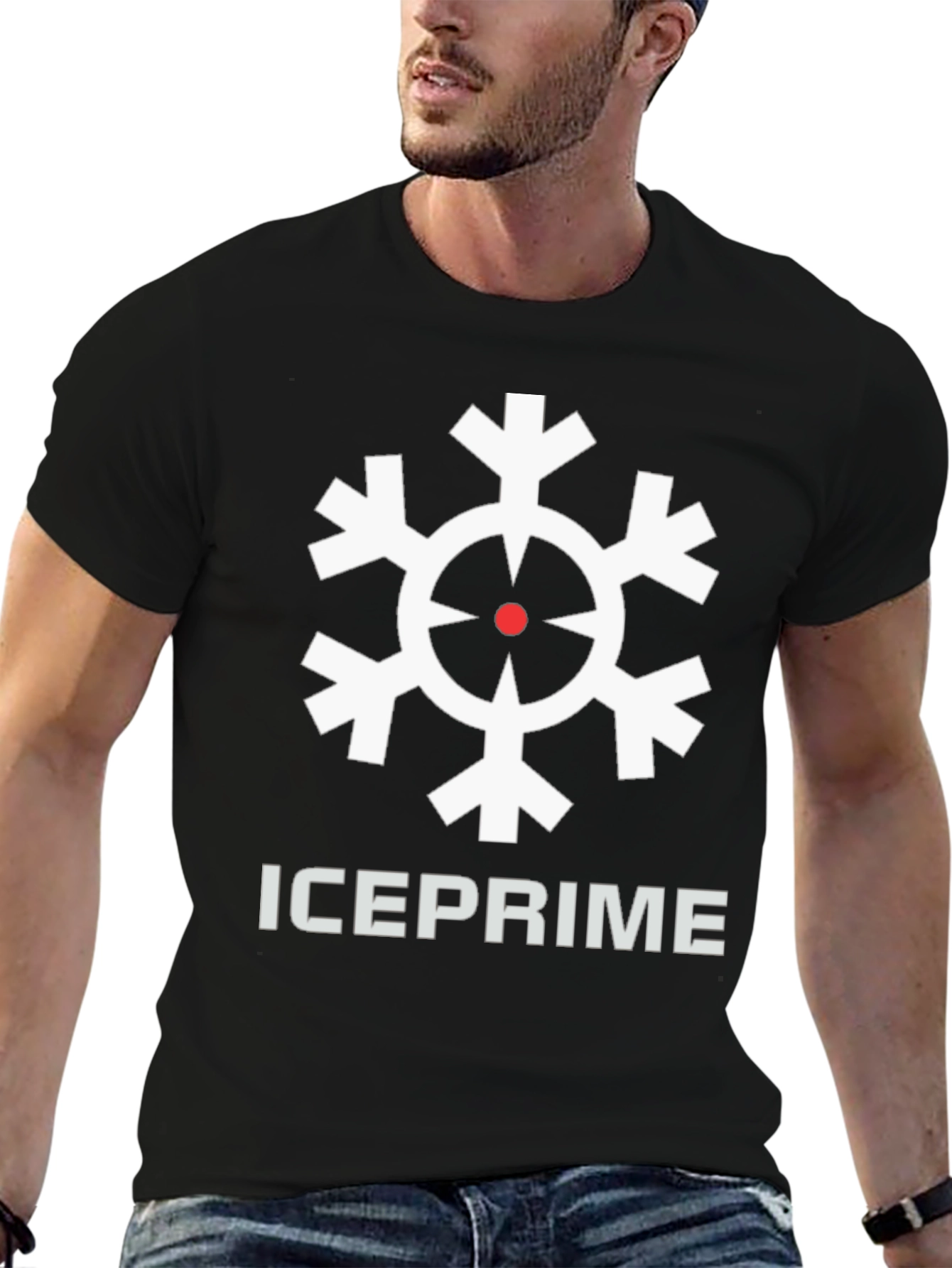 Iceprime Graphic Tee - Cool Snowflake Design