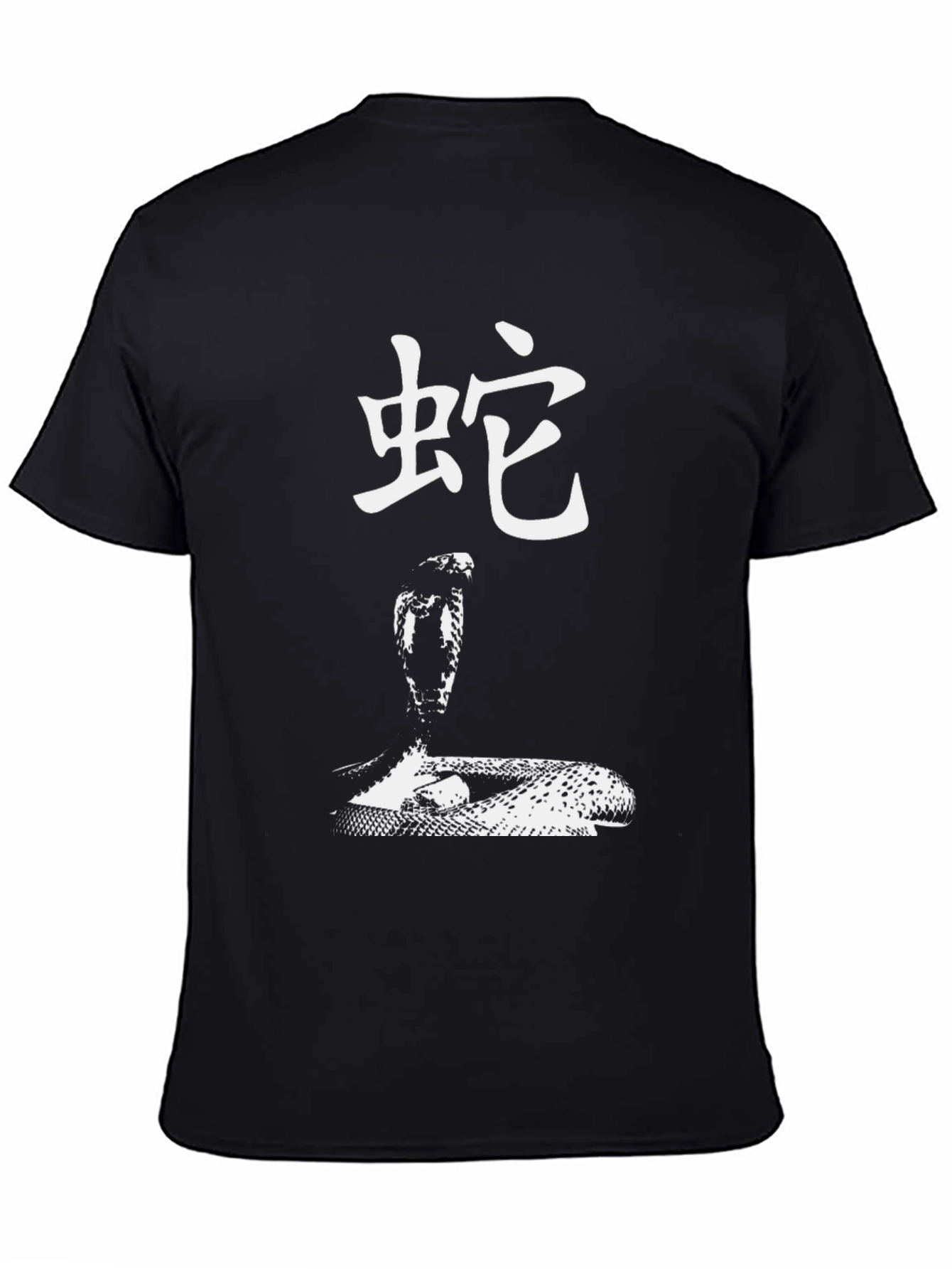 Snake Kanji Black T-Shirt