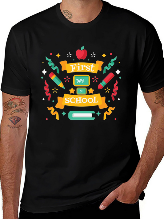 First Day of School Graphic Tee - Back to School Shirt