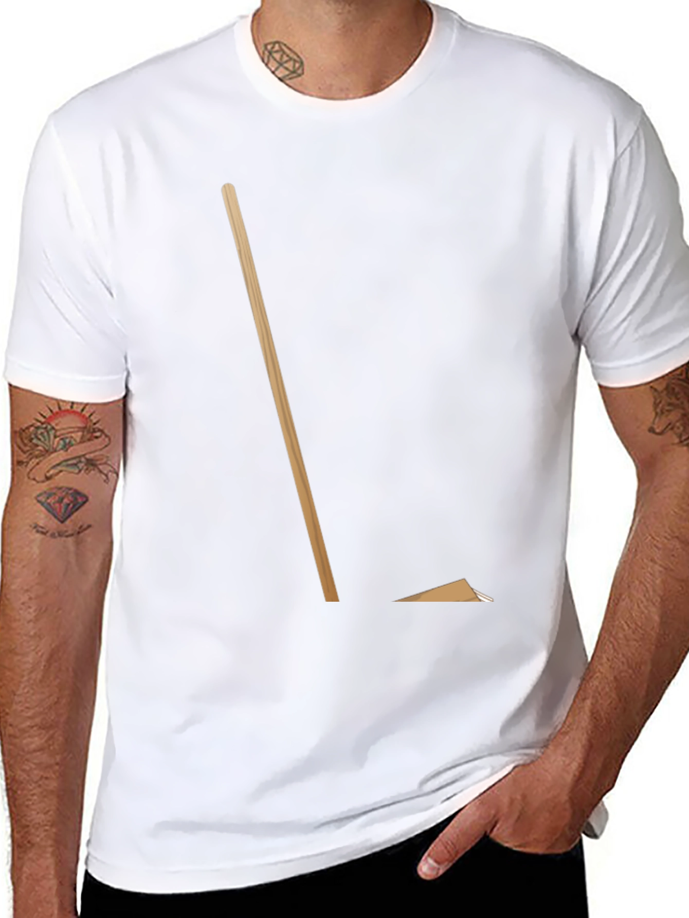 Modern Graphic Tee - Black