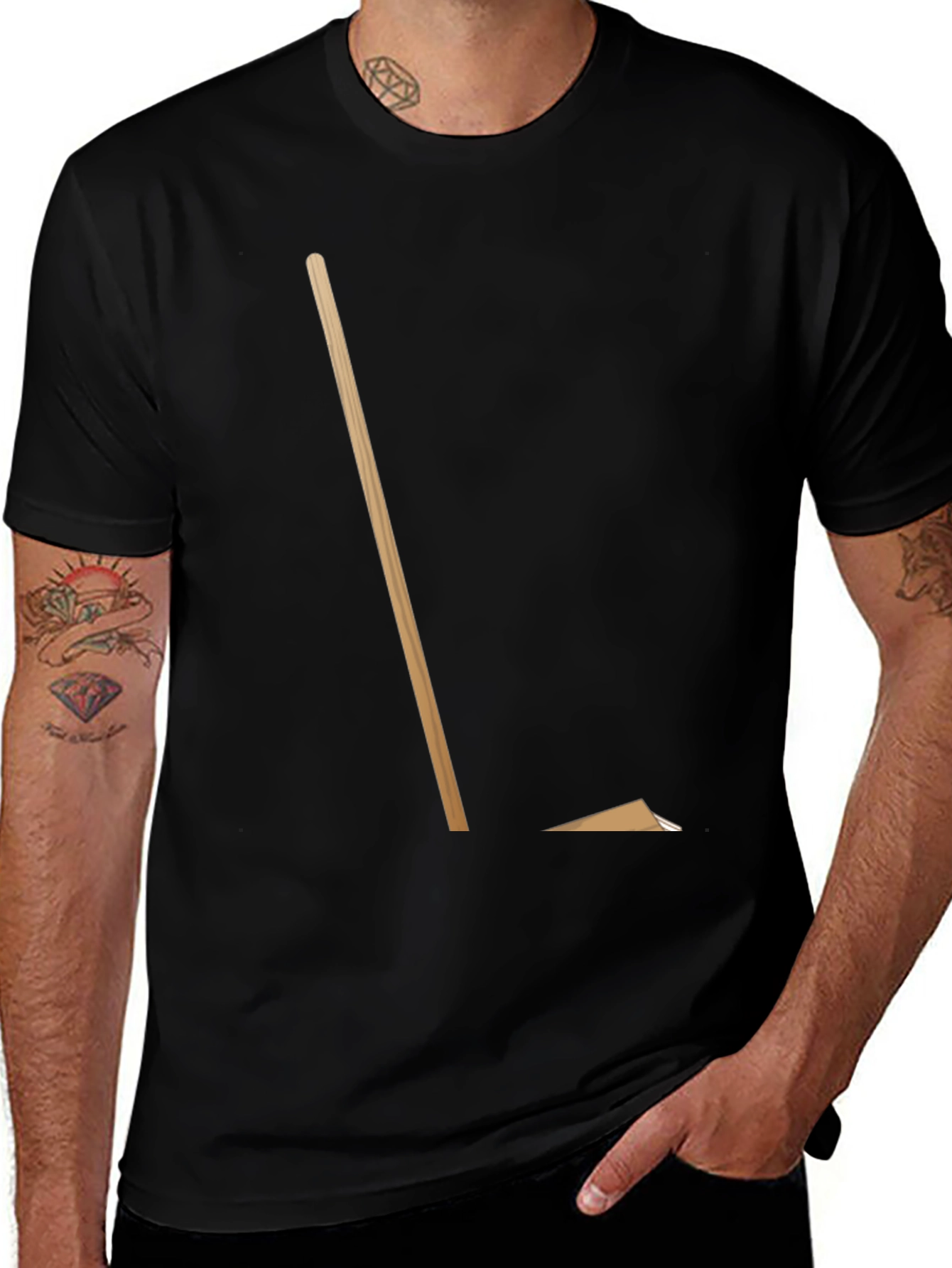 Modern Graphic Tee - Black