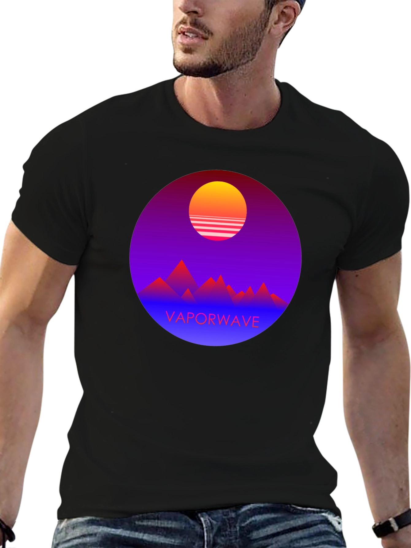 Vaporwave Graphic T-Shirt - Retro Style