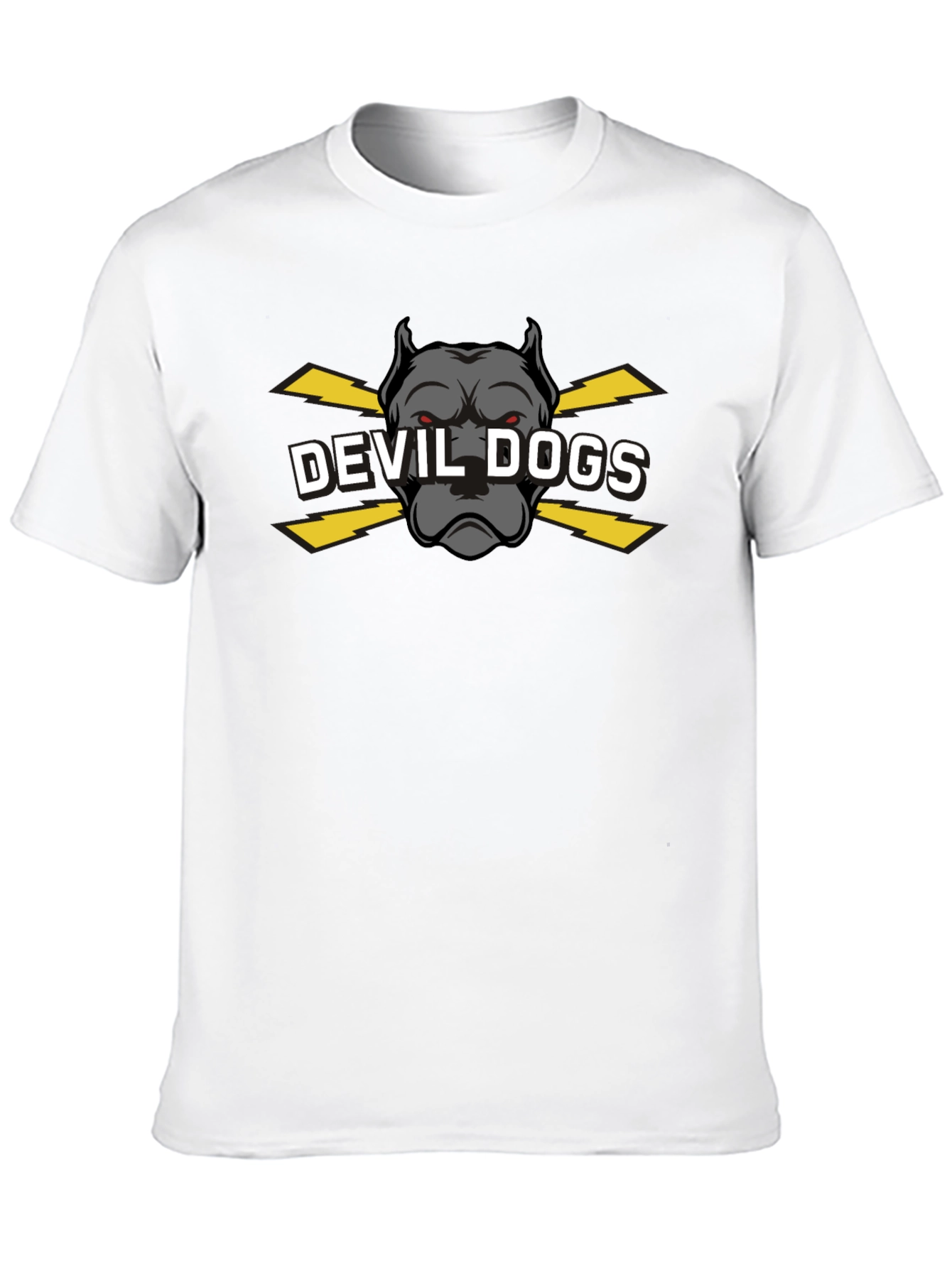 Devil Dogs Graphic T-Shirt - Black