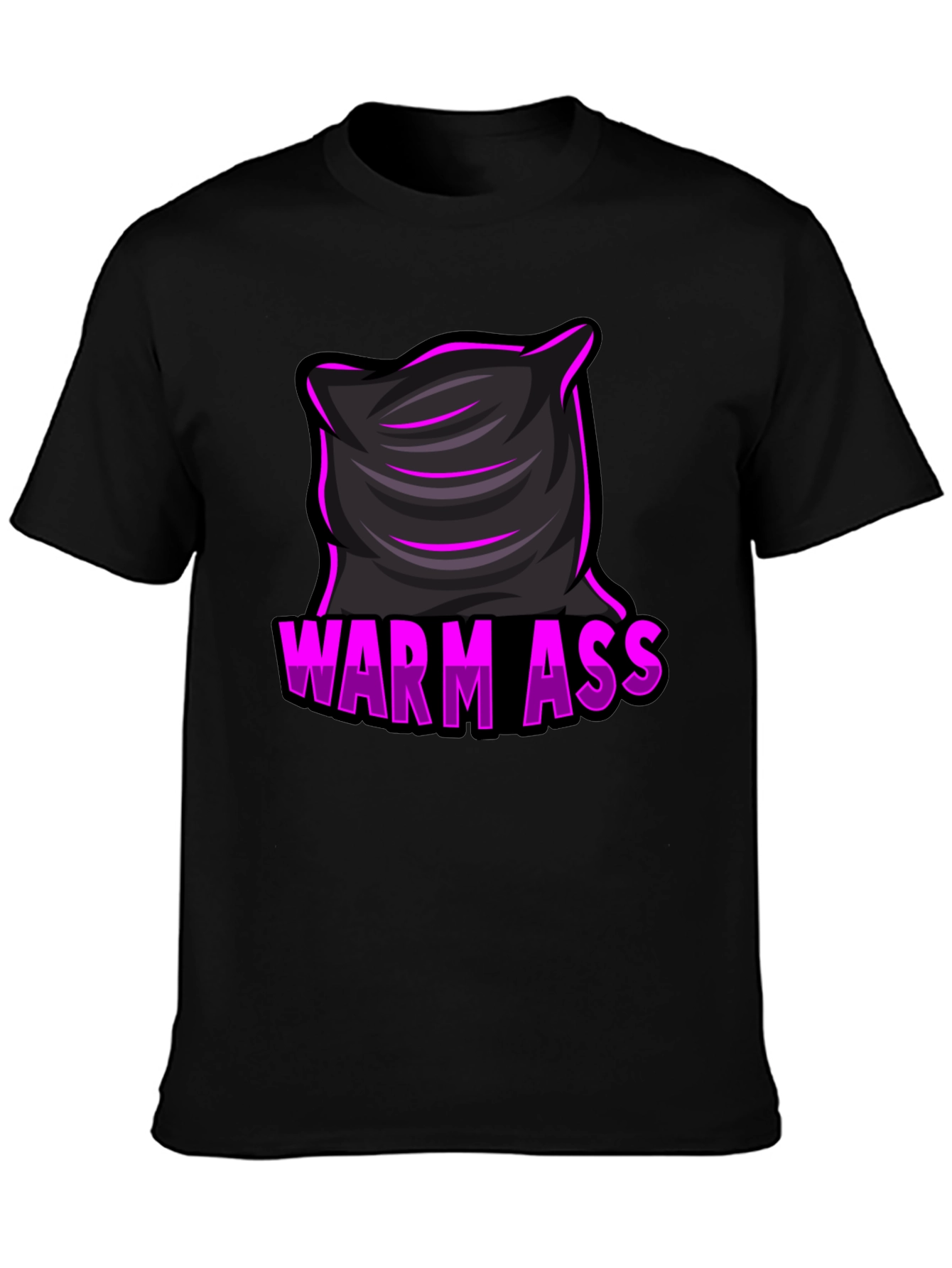 Warm Ass Pillow T-Shirt - Funny Graphic Tee