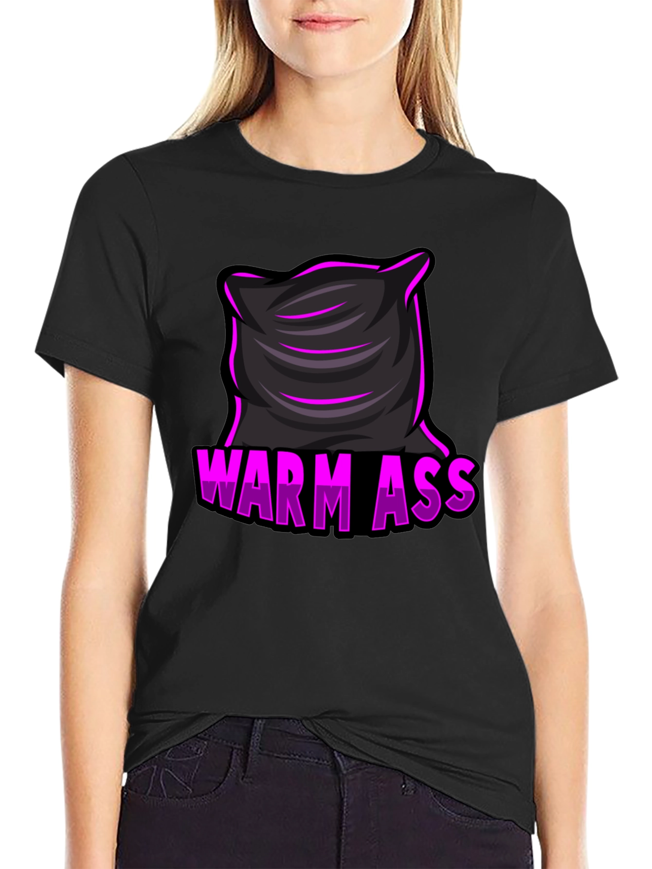 Warm Ass Pillow T-Shirt - Funny Graphic Tee