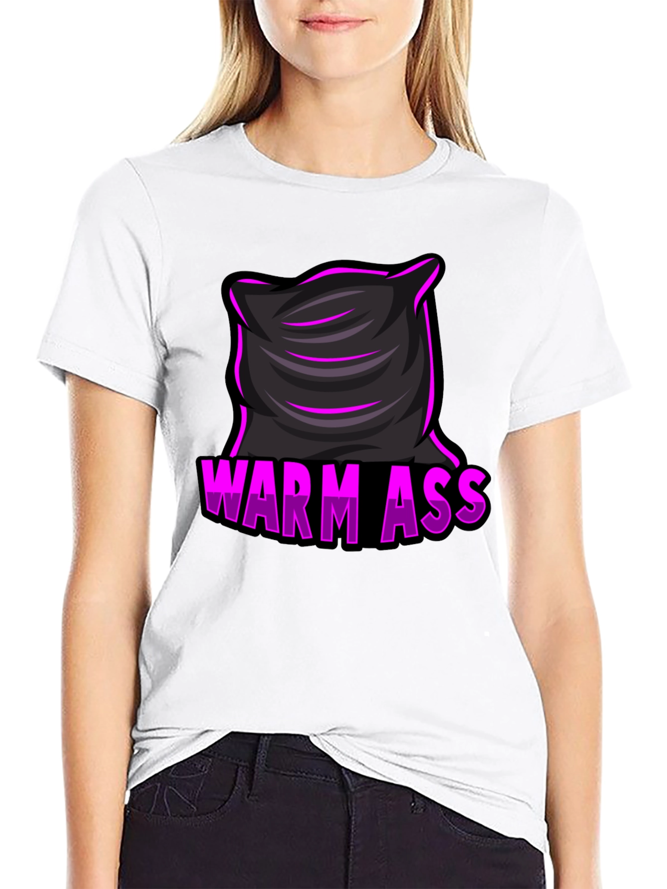 Warm Ass Pillow T-Shirt - Funny Graphic Tee